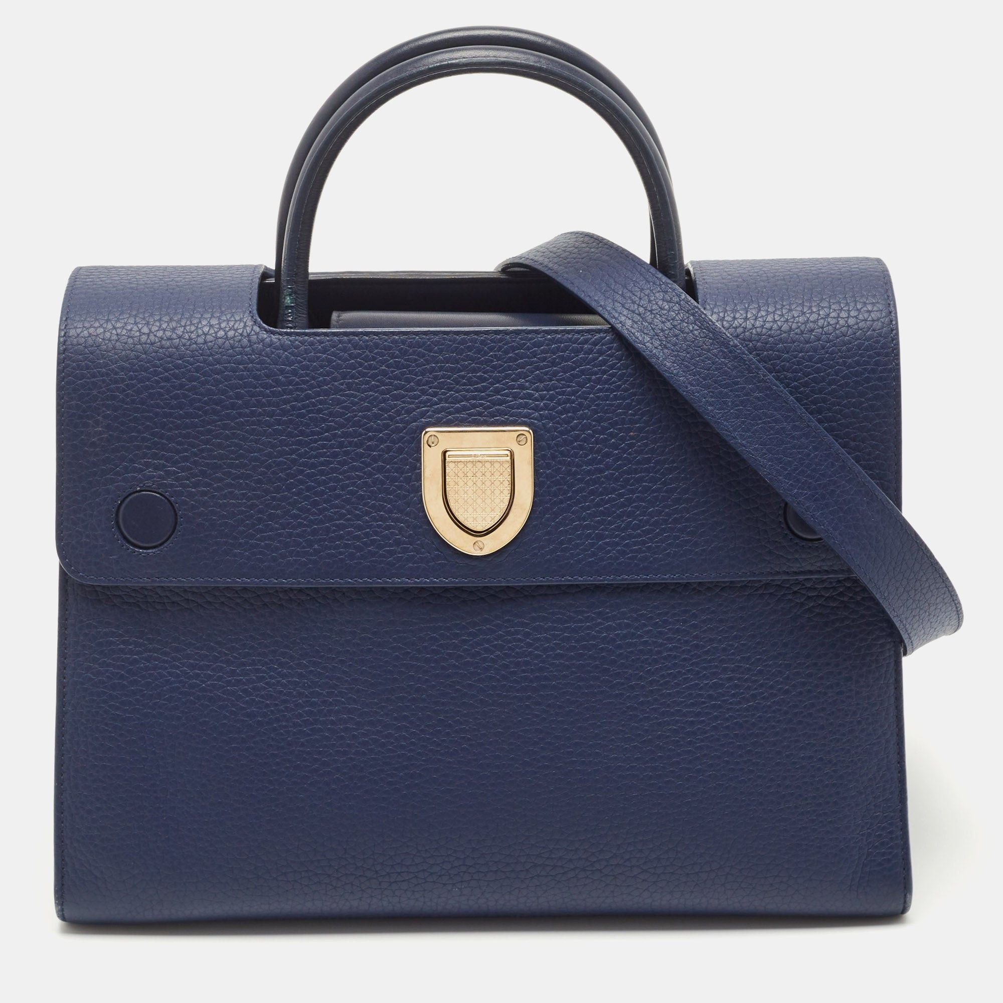 Dior DIOR Blue Leather Medium ever Bag | Grailed