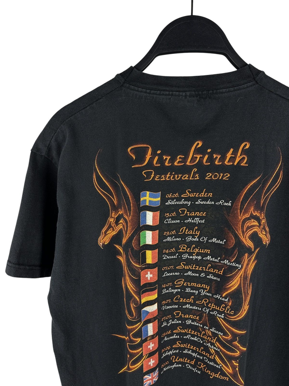 Band Tees Vintage 2012 Gotthard Firebirth Tour T-Shirt Rock Band Tee Size US L / EU 52-54 / 3 - 9 Thumbnail