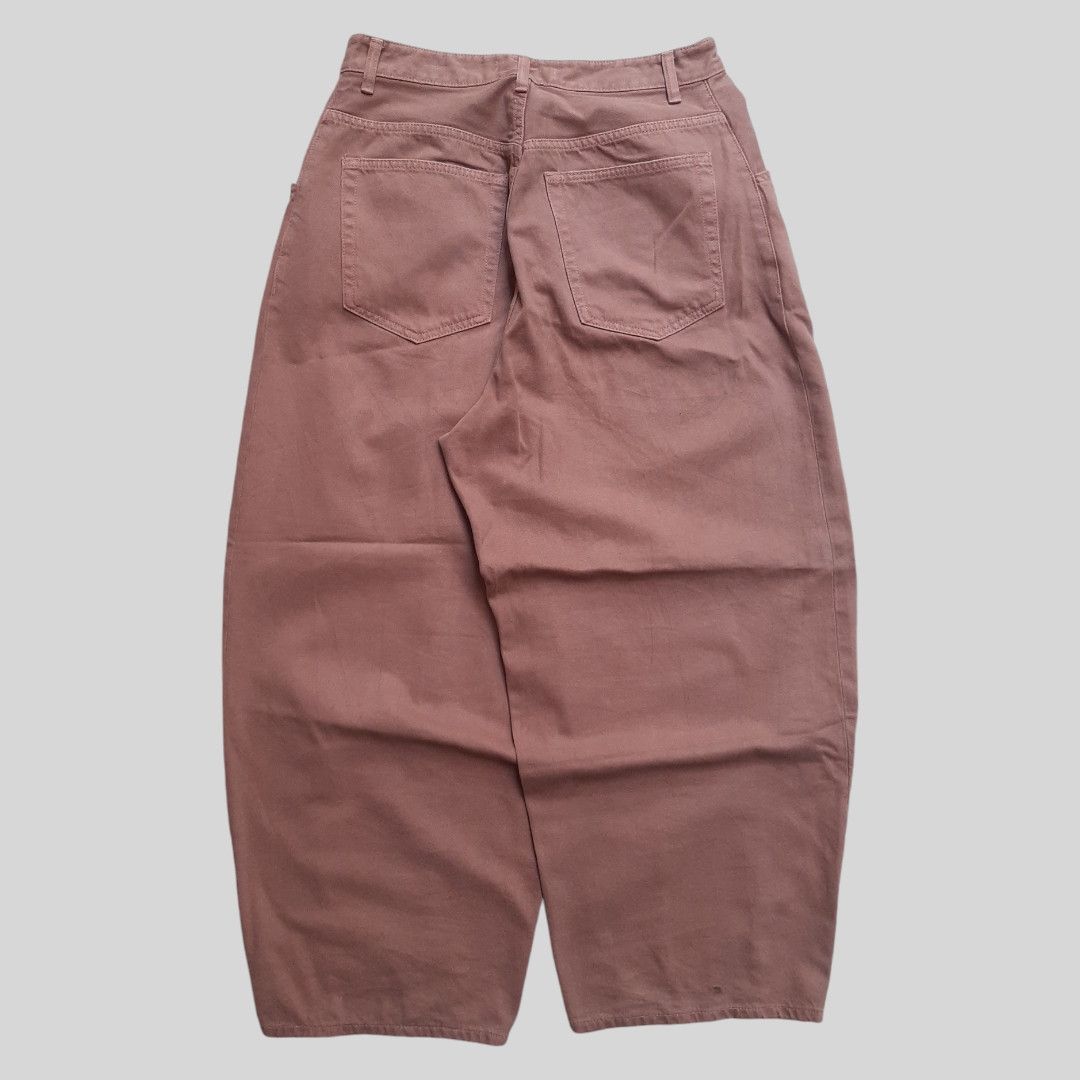 Japanese Brand × Yohji Yamamoto Red ear wide balloon pant Size US 33 - 3 Thumbnail