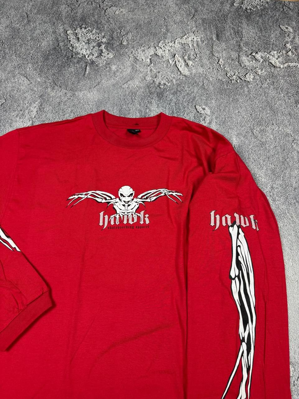 Tony Hawk Y2K Tony Hawk Skeleton Red Longsleeve Skater Era Hype Size US L / EU 52-54 / 3 - 5 Thumbnail