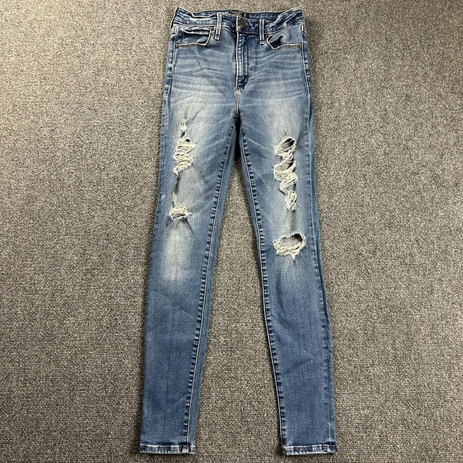 Abercrombie & Fitch Abercrombie & Fitch Jeans Womens 0R Simone Super Skinny 25W Size 25" / US 0 / IT 36 - 1 Thumbnail