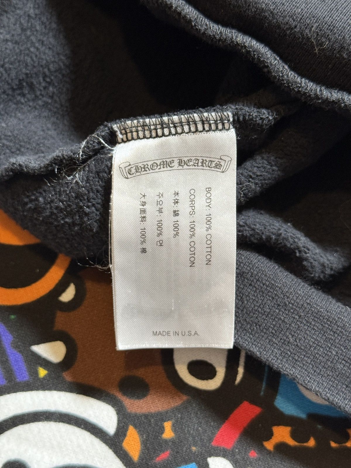Chrome Hearts Chrome Hearts Black Script Pullover Hoodie Size US L / EU 52-54 / 3 - 7 Thumbnail