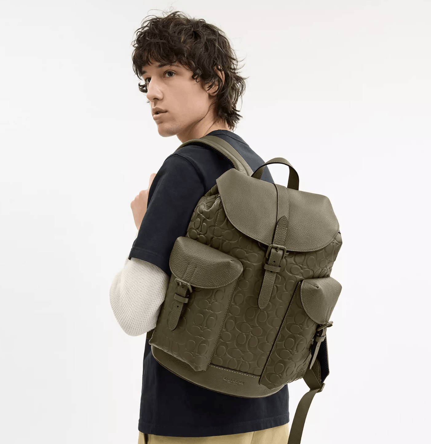 Coach Warner Backpack In Signature Leather CAK26 Size ONE SIZE - 2 Thumbnail