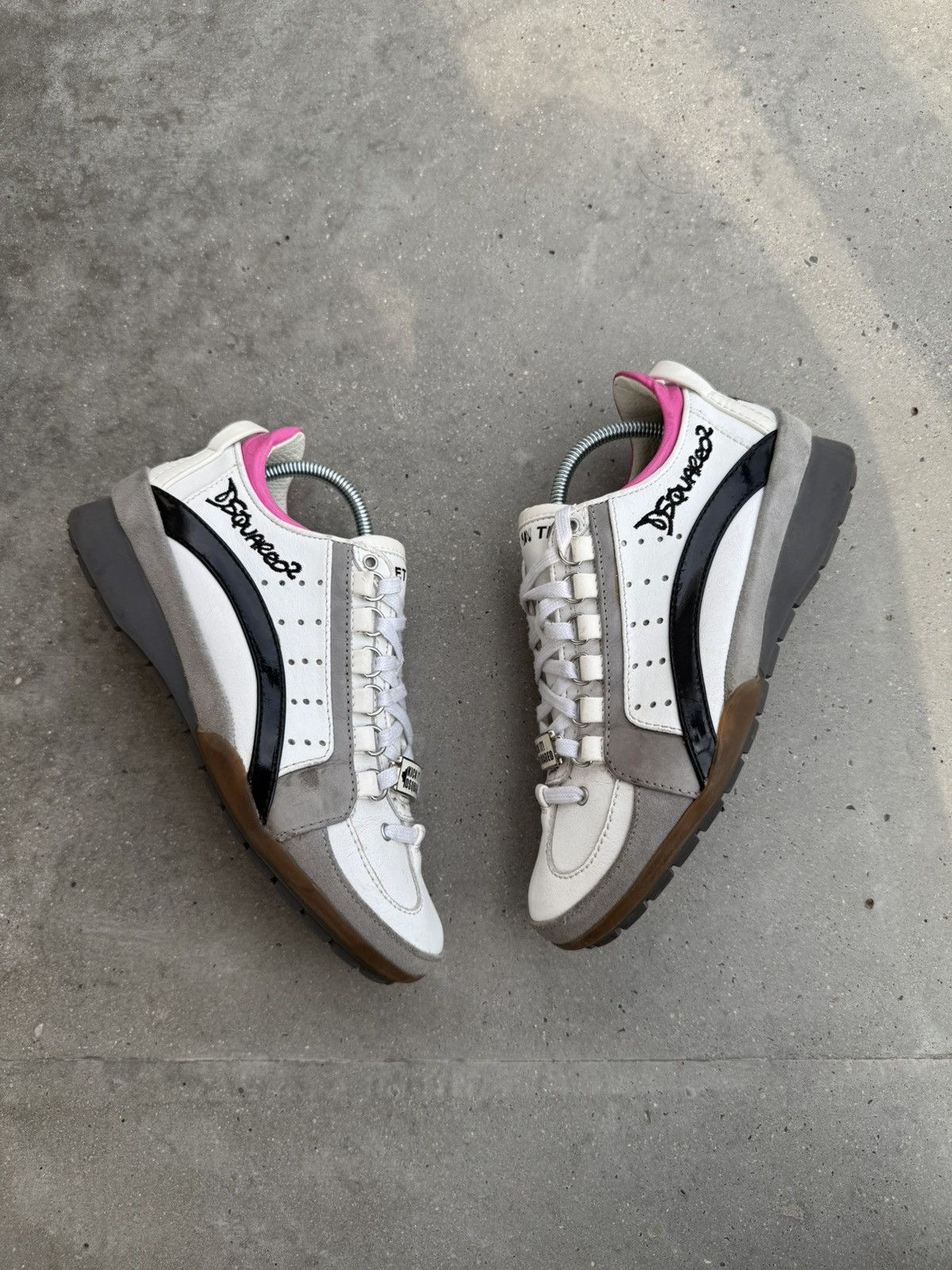 Designer × Dsquared2 DSQUARED2 sneakers hype GET IN THE FAST LANE Size US 8.5 / IT 38.5 - 1 Thumbnail