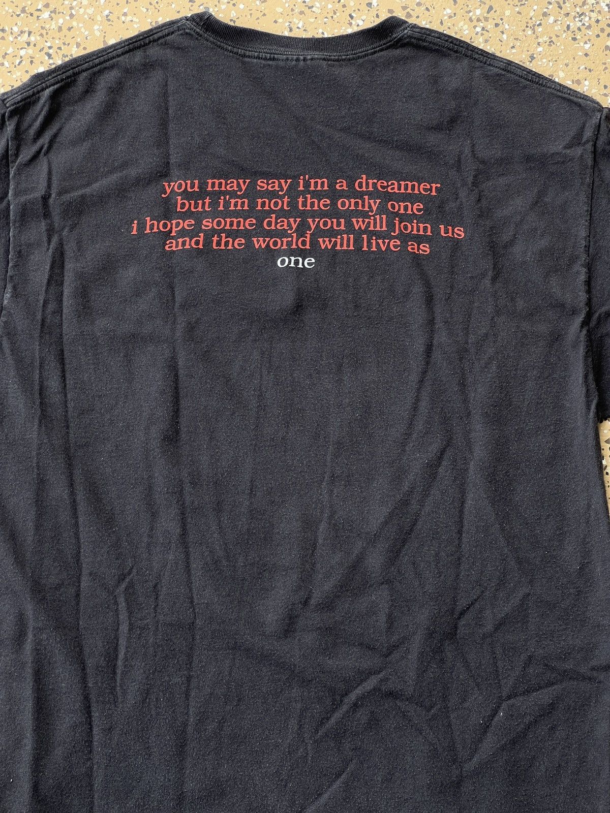 Band Tees × Vintage (AS SEEN ON JAY-Z) John Lennon 1990s Vintage Tee Size US M / EU 48-50 / 2 - 3 Thumbnail