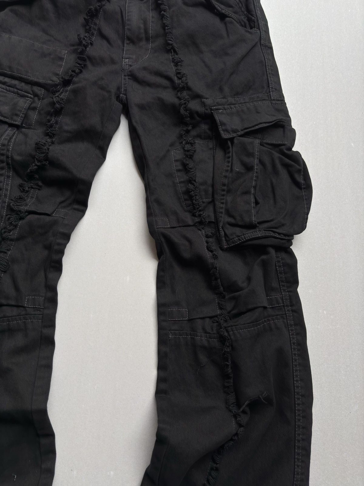 Japanese Brand VERTGARMENTS frayef bondage cargo pants Size US 28 / EU 44 - 3 Thumbnail