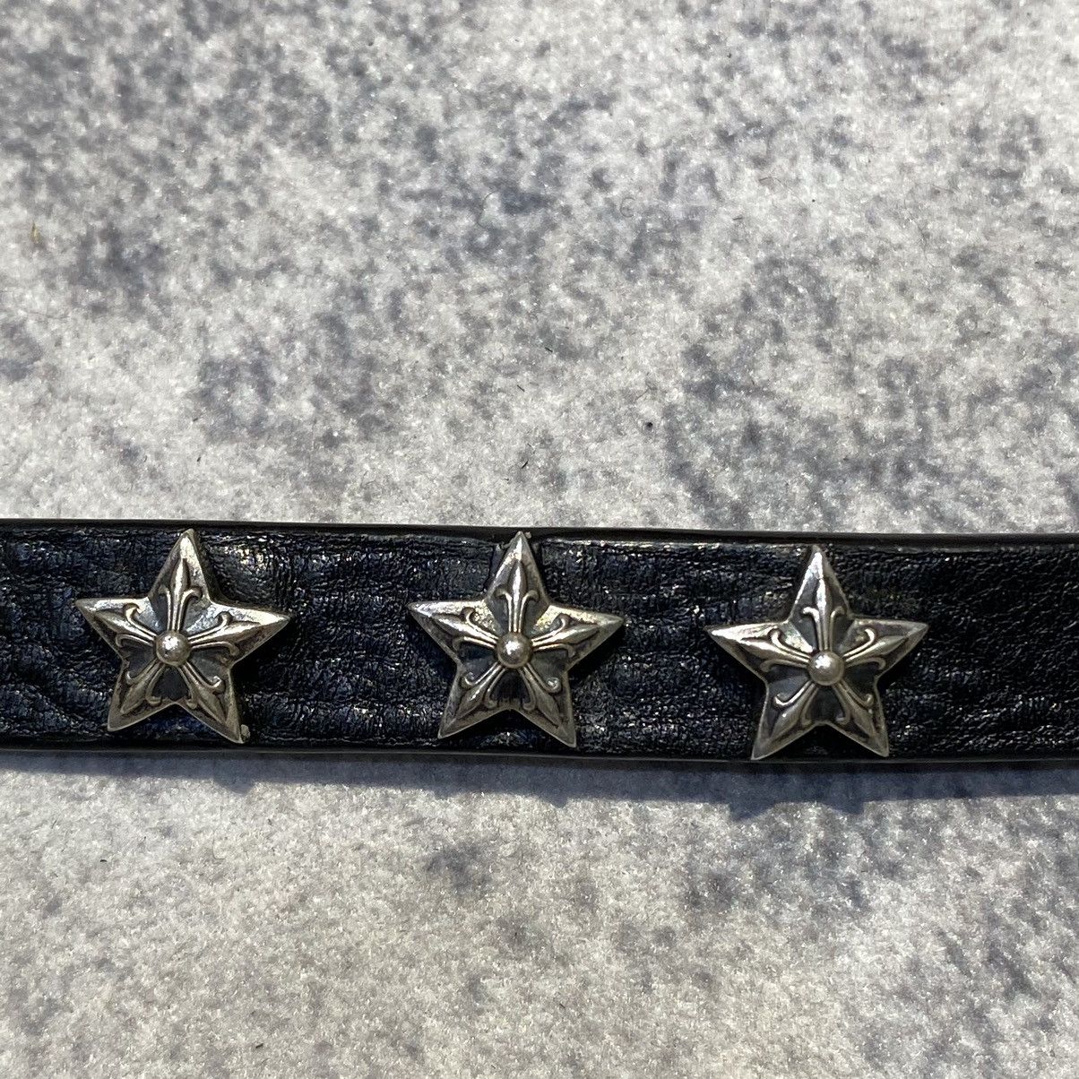 Chrome Hearts Chrome Hearts 2 BTTN/ 2 SNAP Star silver bracelet black Size ONE SIZE - 8 Thumbnail