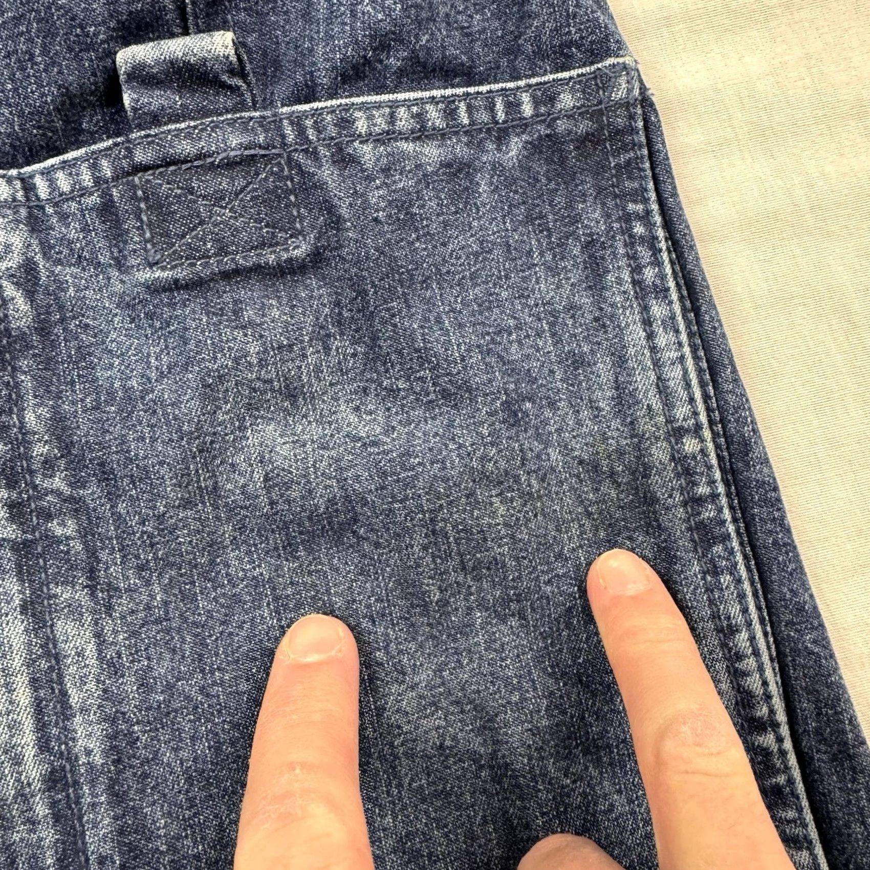 Denime VINTAGE Coliseum Cargo Jean Shorts Mens Denim 32 Blue 90s Hip Hop Grunge Y2K Relaxed Baggy Casual Size US 32 / EU 48 - 5 Thumbnail