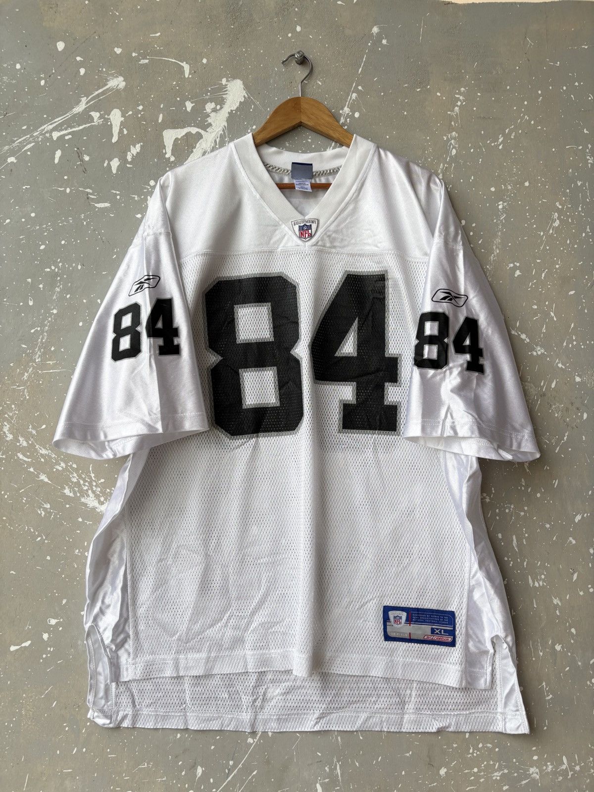 NFL Rare‼️ Vintage Reebok NFL Jerry Porter #84 Oakland Raiders Size US XL / EU 56 / 4 - 2 Thumbnail