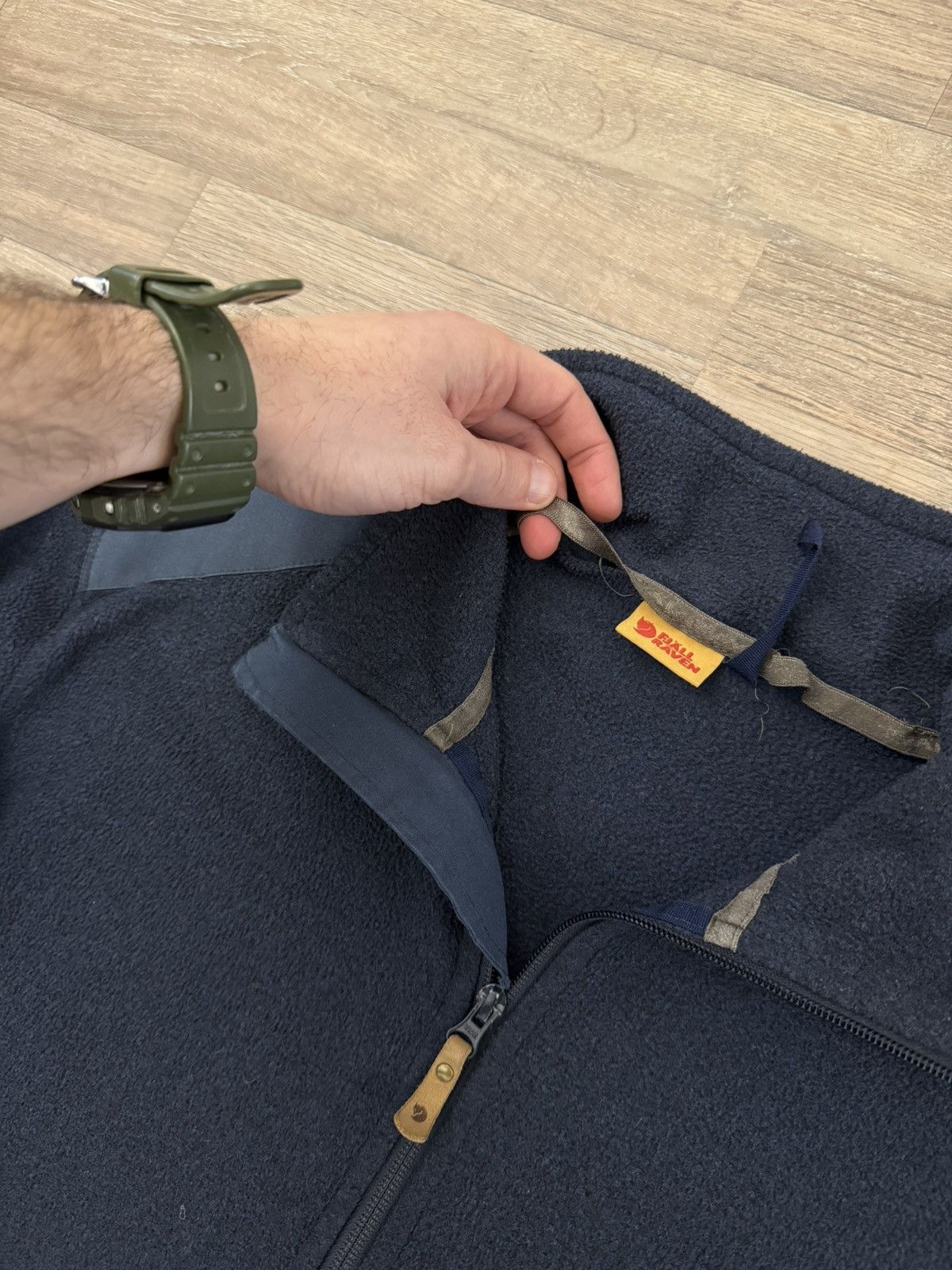 Fjallraven Fjallraven Sten Navy Outdoor Gorpcore Fleece Jacket Size US L / EU 52-54 / 3 - 8 Thumbnail