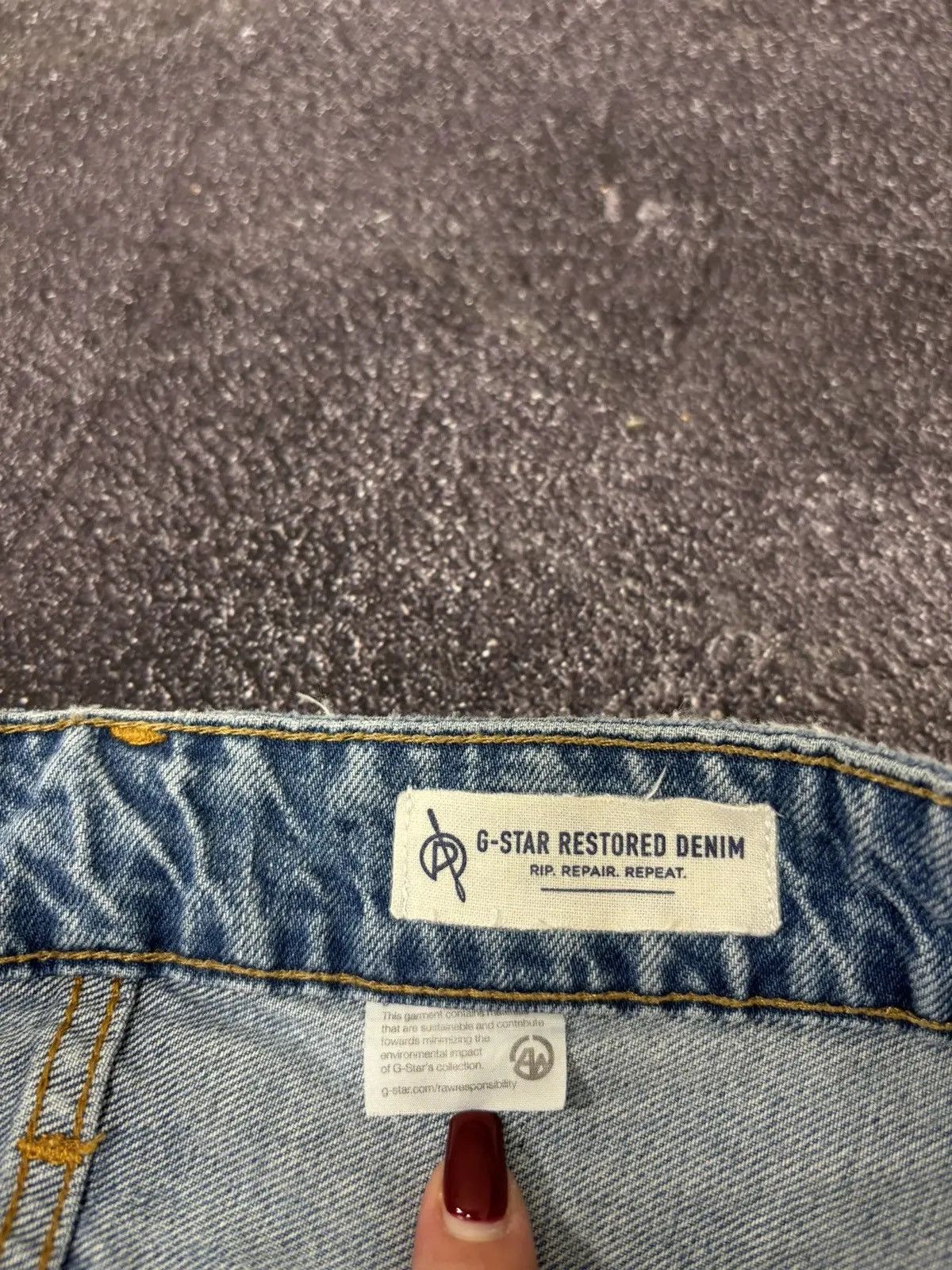 G-Star × Vintage Vintage G-Star Raw ARC 3D Restored Denim Japanese Jeans Size US 32 / EU 48 - 14 Thumbnail