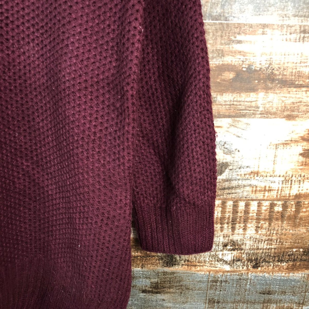 GU × Homespun Knitwear GU Maroon Knitwear #A2225 Size M / US 6-8 / IT 42-44 - 8 Thumbnail