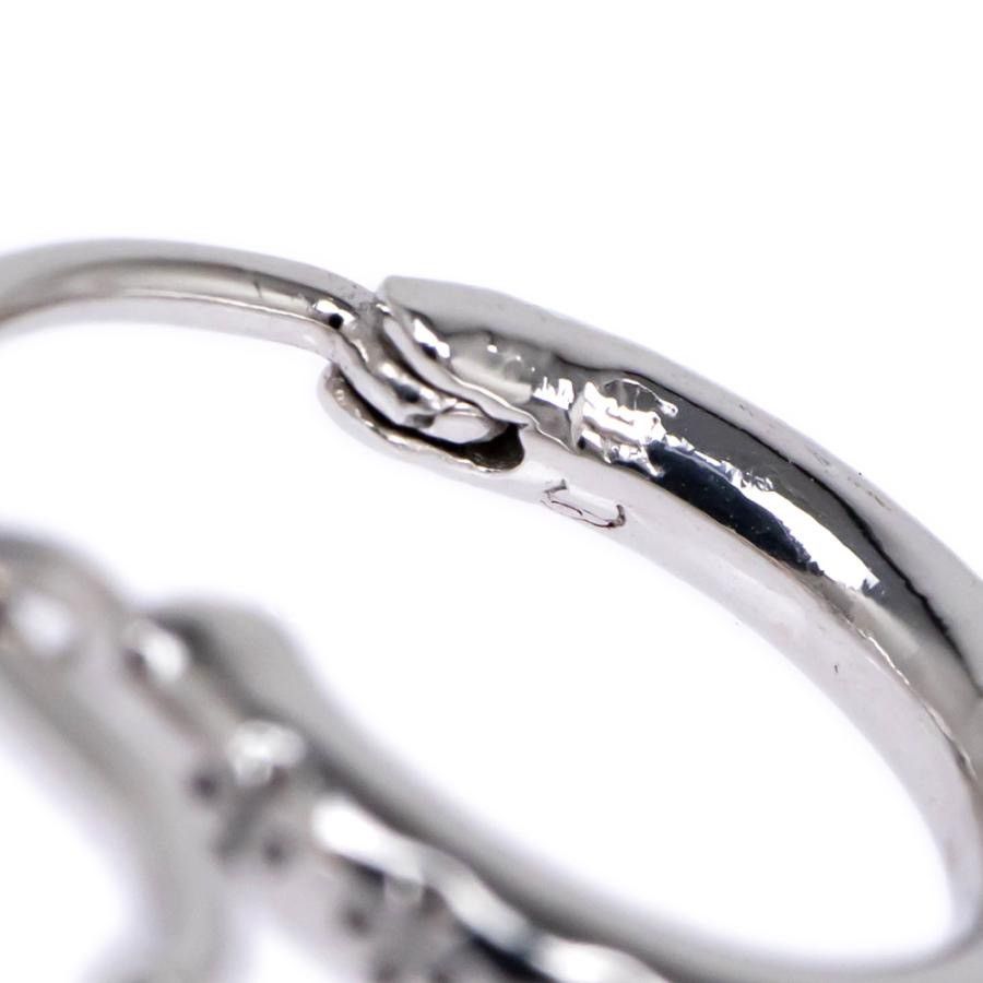 Chrome Hearts chrome hearts 18K White Gold TFL hoop earring Size ONE SIZE - 6 Thumbnail