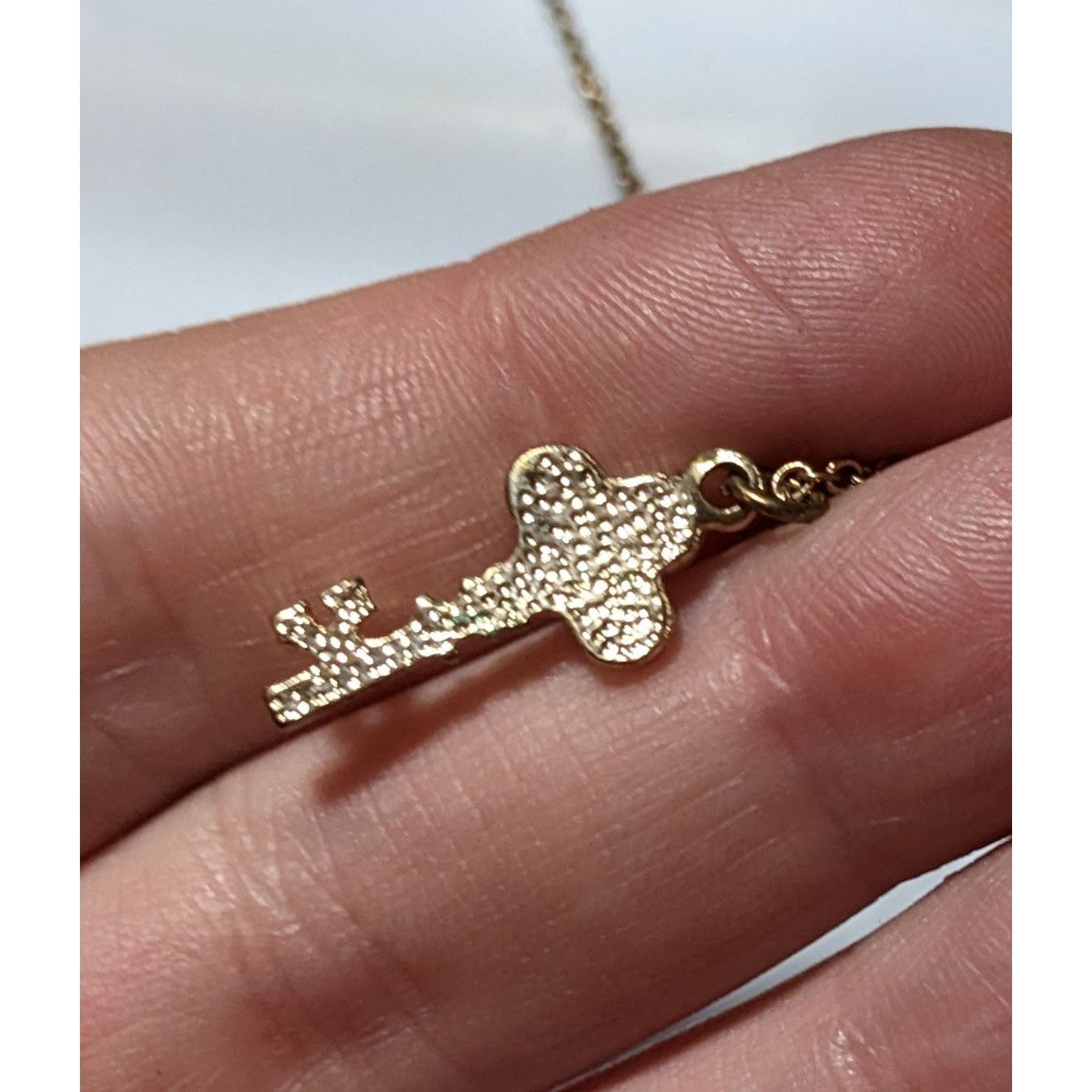 Other Minimalist Glam Gold Rhinestone Key Necklace Size ONE SIZE - 9 Thumbnail