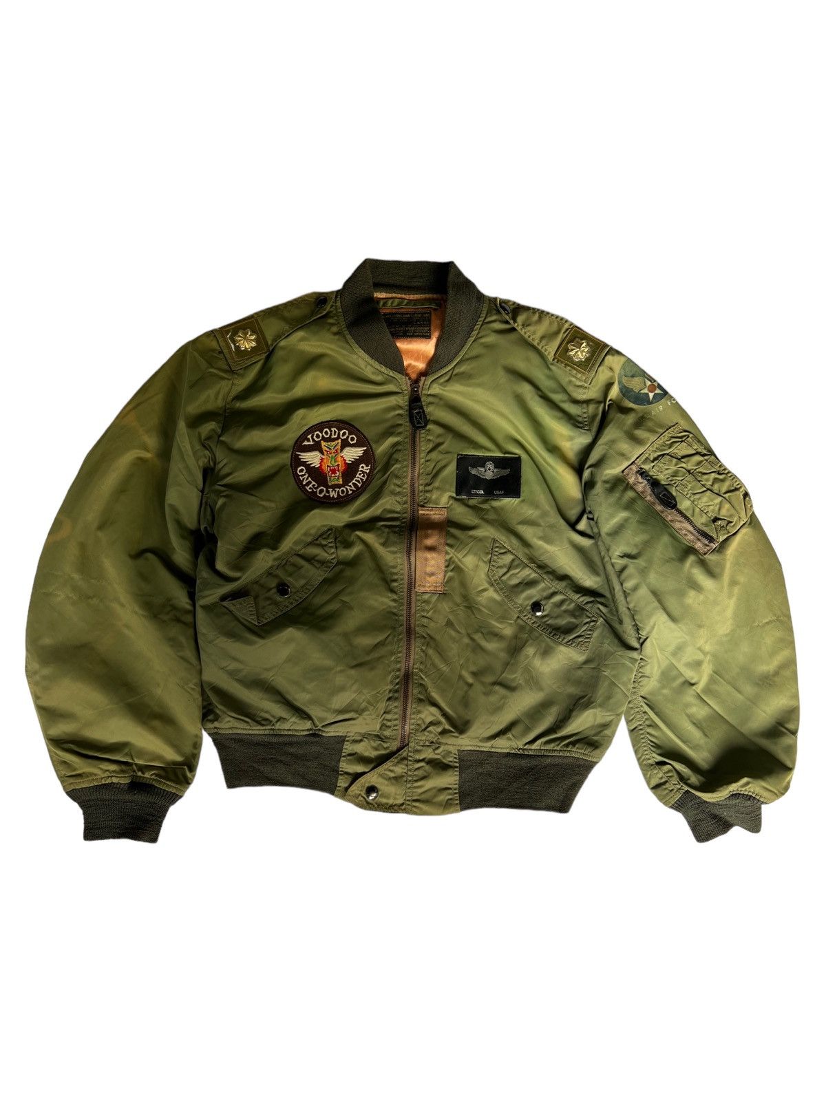 Buzz Rickson's VERY RARE VINTAGE JACKET FLIGHT BOMBER L2B BUZZ RICKSON Size US L / EU 52-54 / 3 - 1 Thumbnail