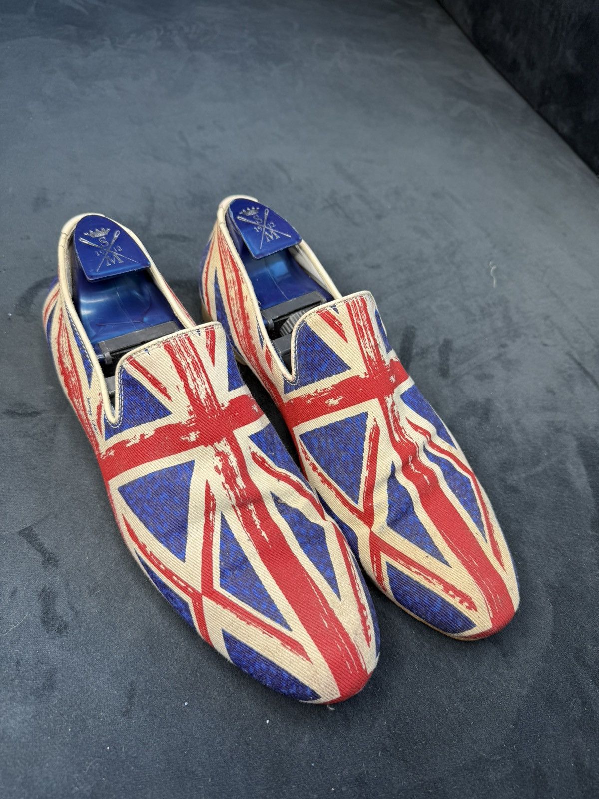 Jimmy Choo Rare Jimmy Choo Union Jack loafers EU 44.5 Size US 10 / EU 43 - 1 Thumbnail