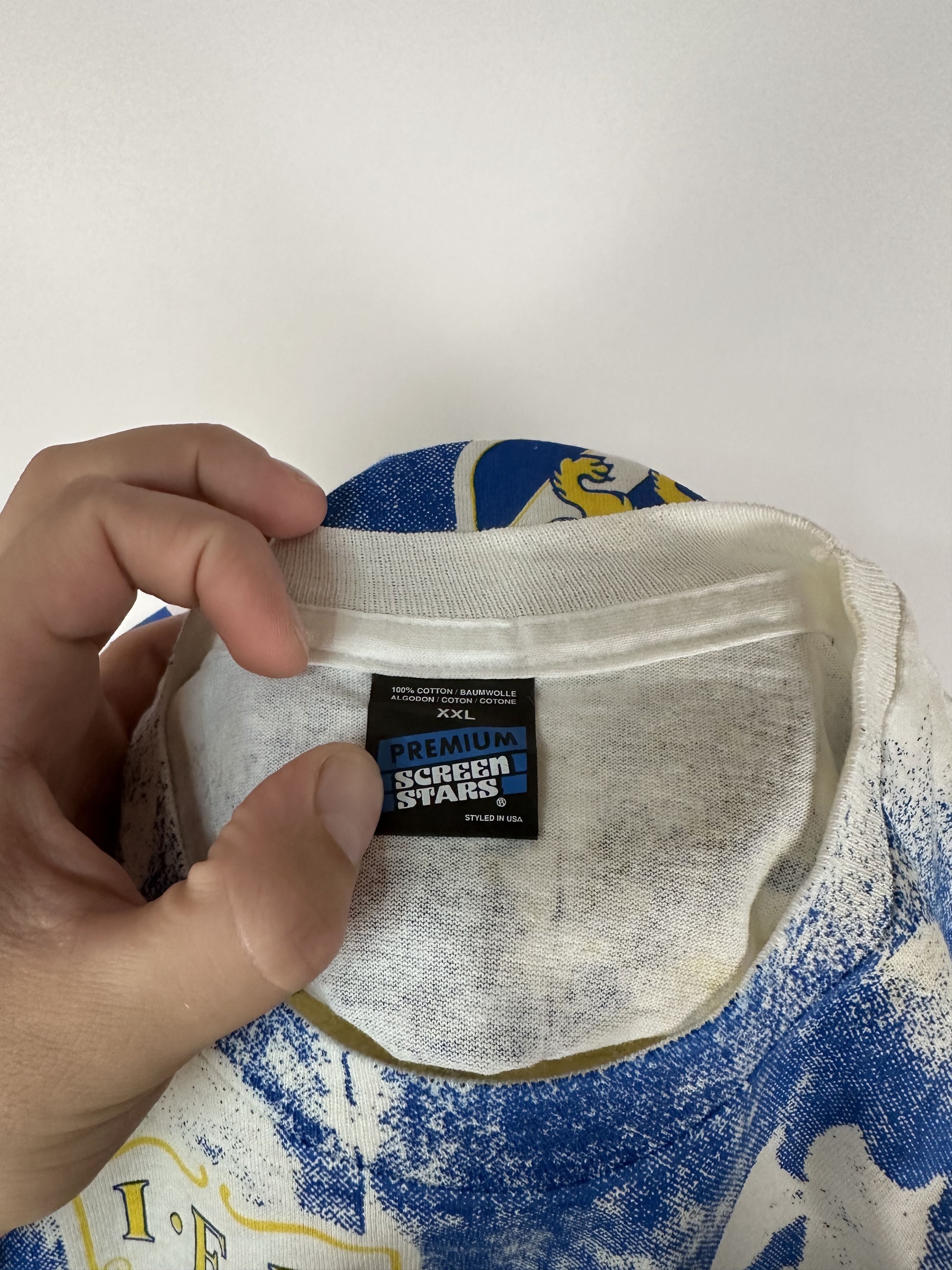Vintage IFK Goteborg Vintage Screen Stars Retro Football Fan Shirt Size US XXL / EU 58 / 5 - 7 Thumbnail