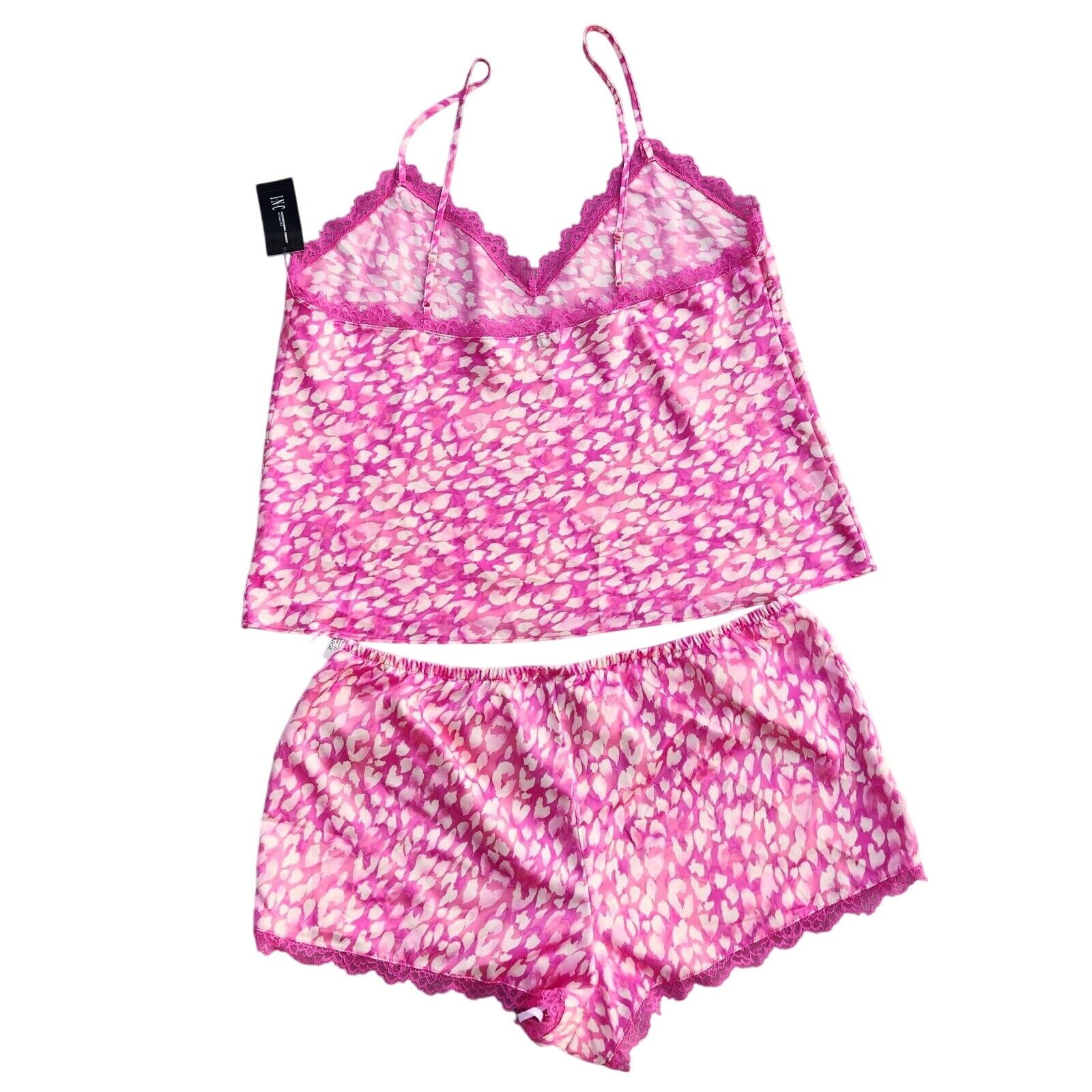 The Unbranded Brand I.N.C. Int Concepts Women Cami & Shorts Pajama Set Size XL Size ONE SIZE - 4 Thumbnail