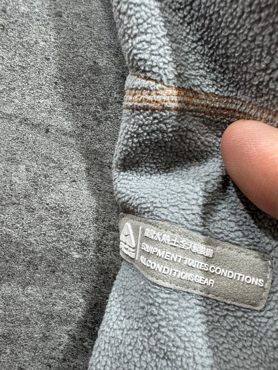 Other Vintage Nike ACG Therma Fit Fleece Track Jacket Size US XL / EU 56 / 4 - 15 Thumbnail