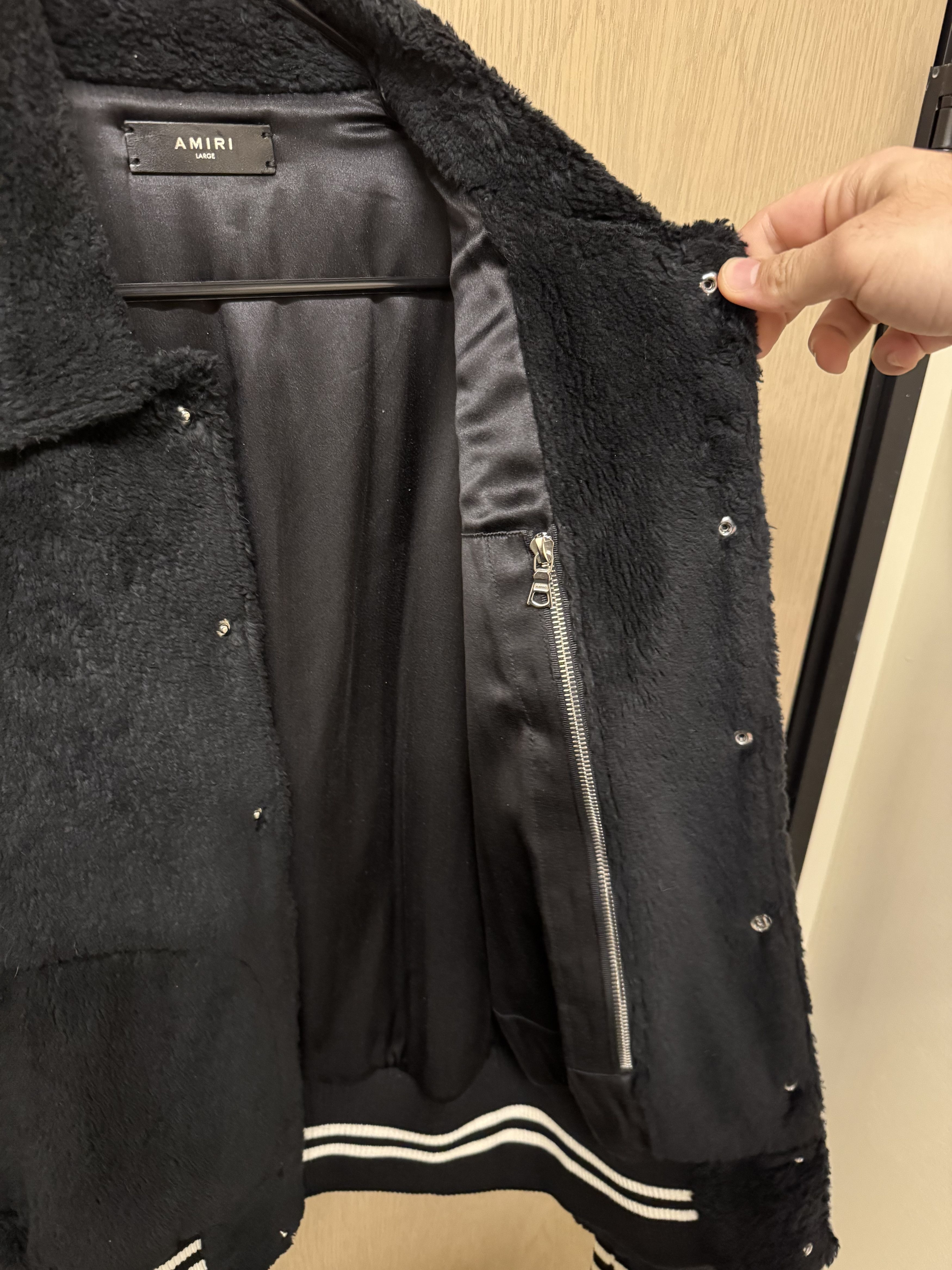 Amiri Amiri Sherpa Band Jacket Size US L / EU 52-54 / 3 - 3 Thumbnail