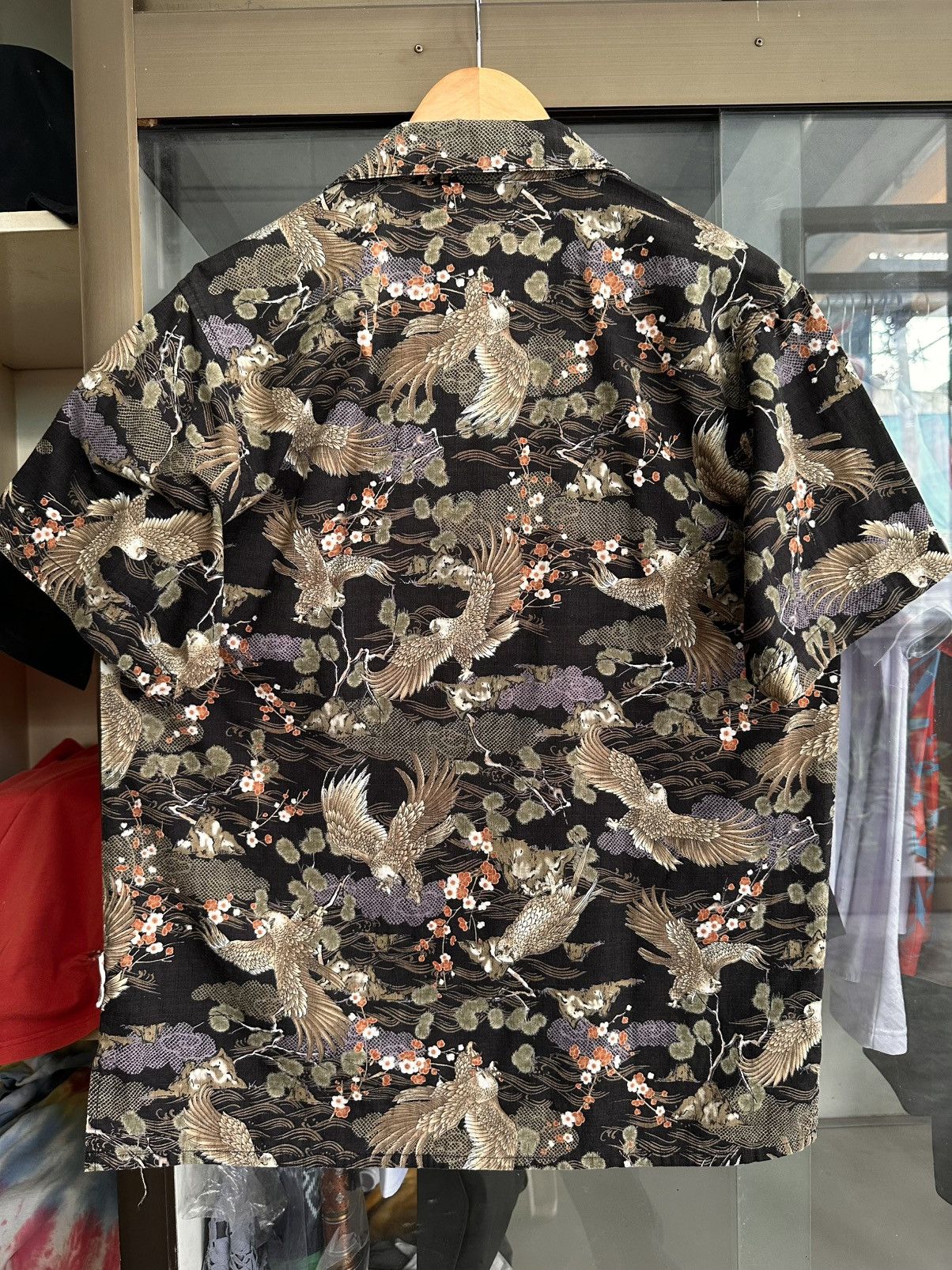 Dogtown × Vintage Vintage Dogtown Black Dragon Japanese Aloha Shirt Size US L / EU 52-54 / 3 - 15 Thumbnail
