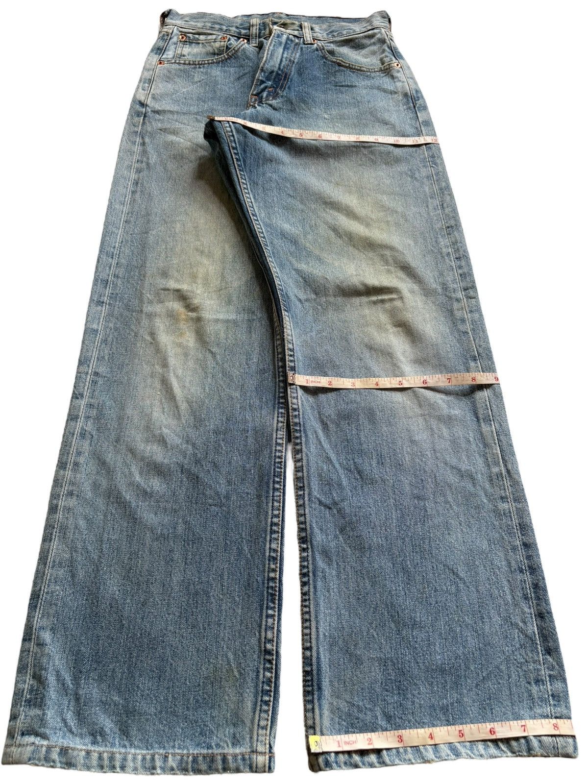 Levi's × Levi's Vintage Clothing Vintage 90s Levis 504 Mud Wash Loose Baggy Jeans Size US 27 - 13 Thumbnail