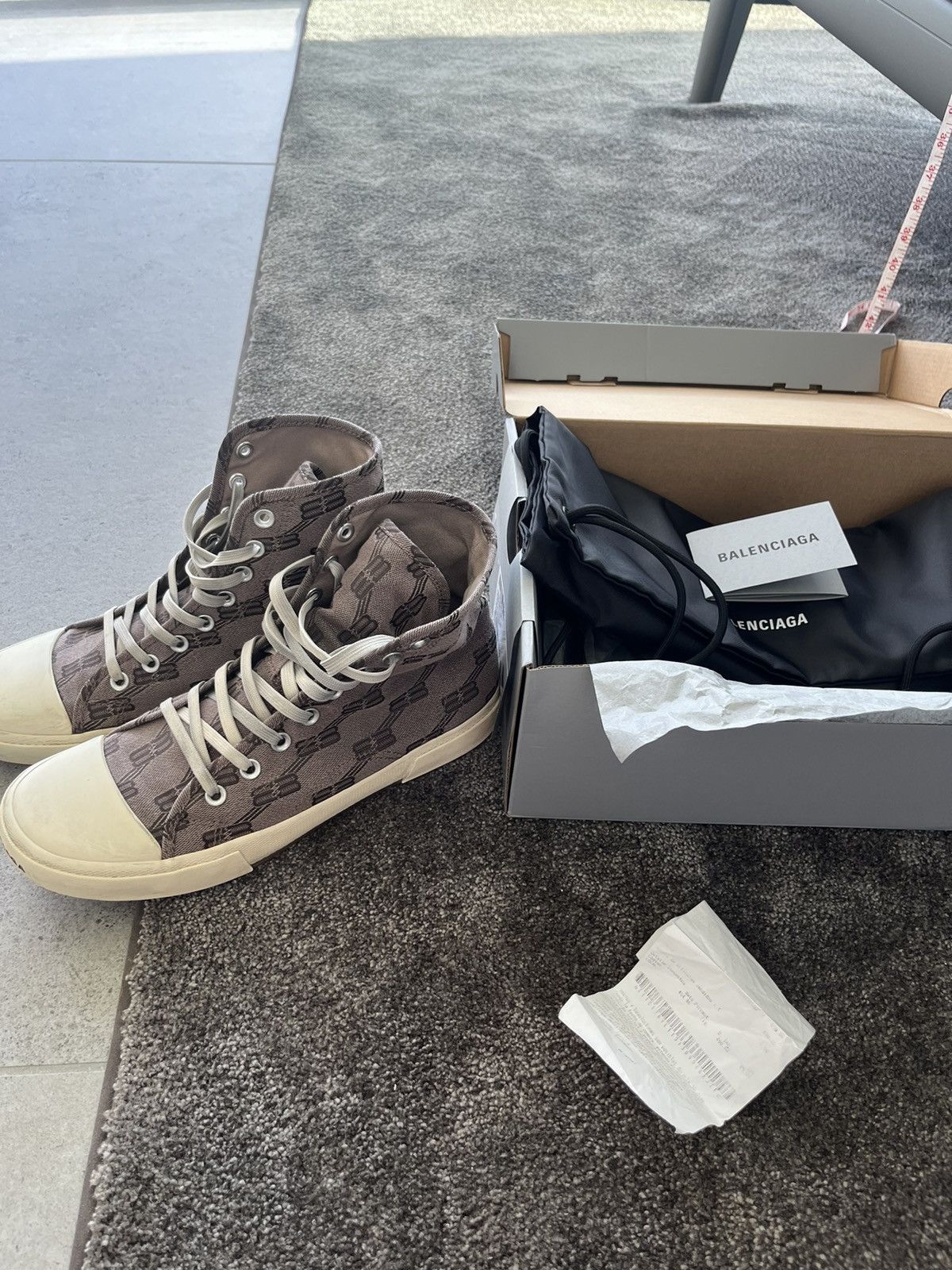 Balenciaga Balenciaga Paris high top Size US 9.5 / EU 42-43 - 2 Thumbnail