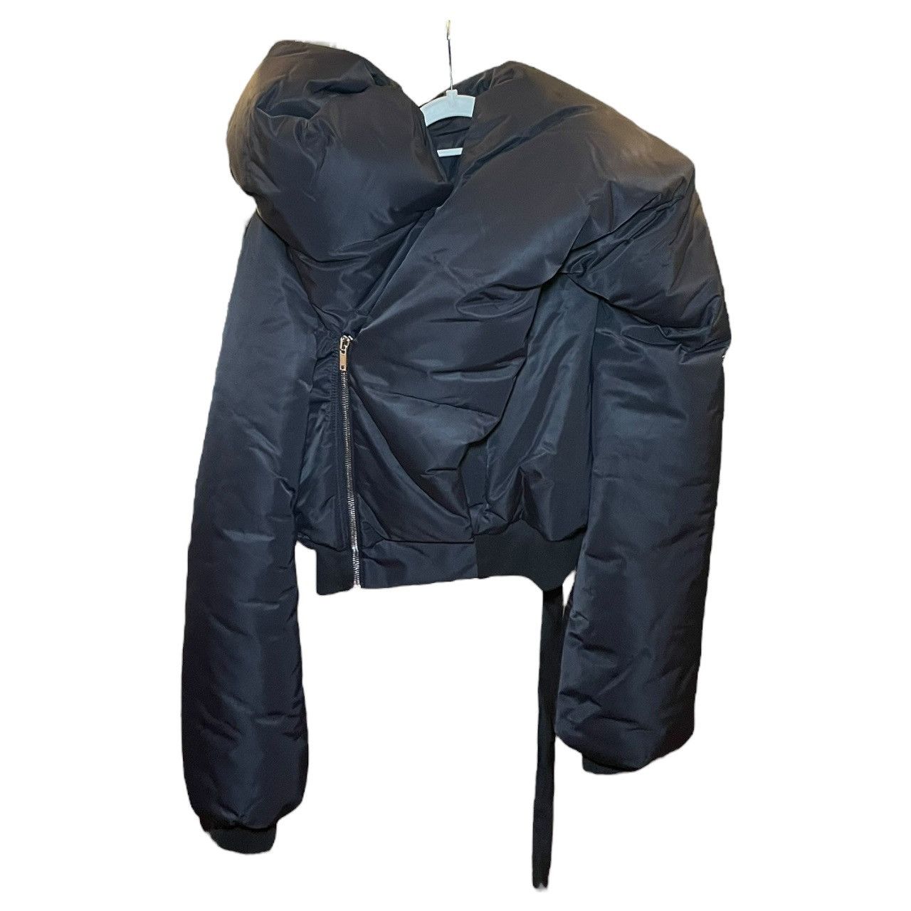 Rick Owens Rick Owens DRKSHDW Black Doll Asymmetrical Jacket Sz L Size US L / EU 52-54 / 3 - 2 Thumbnail