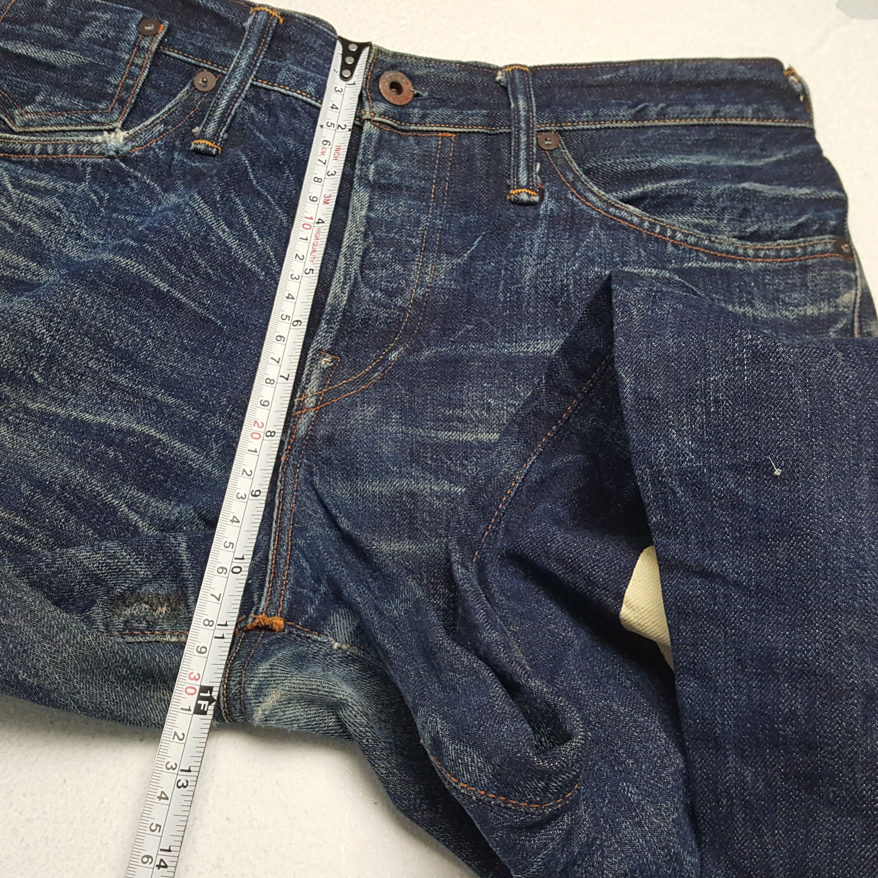 Evisu × Japanese Brand × Vintage EVISU Japanese Brand Streetwear Custom Logo Style Jeans Size US 31 - 8 Thumbnail