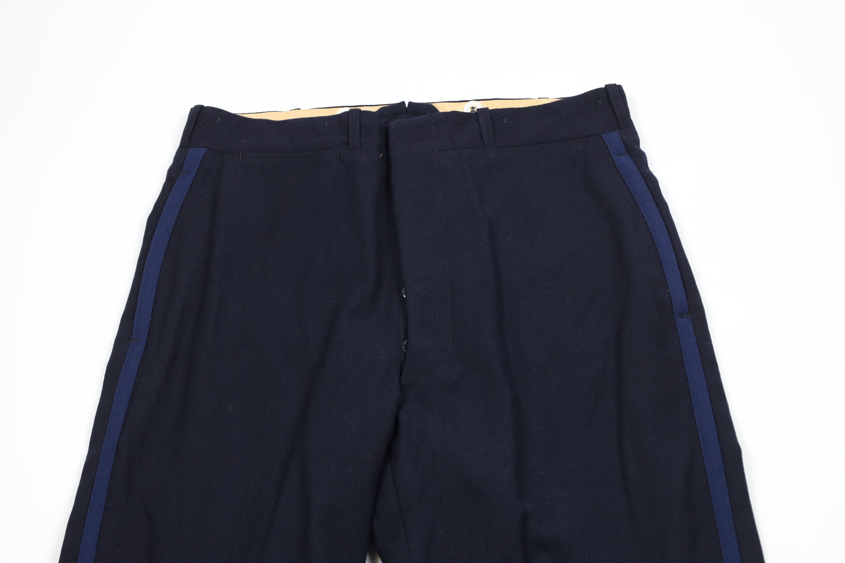 Vintage Vintage 30s 40s Military Wool Button Fly Officer Pants USA Size US 30 / EU 46 - 2 Thumbnail