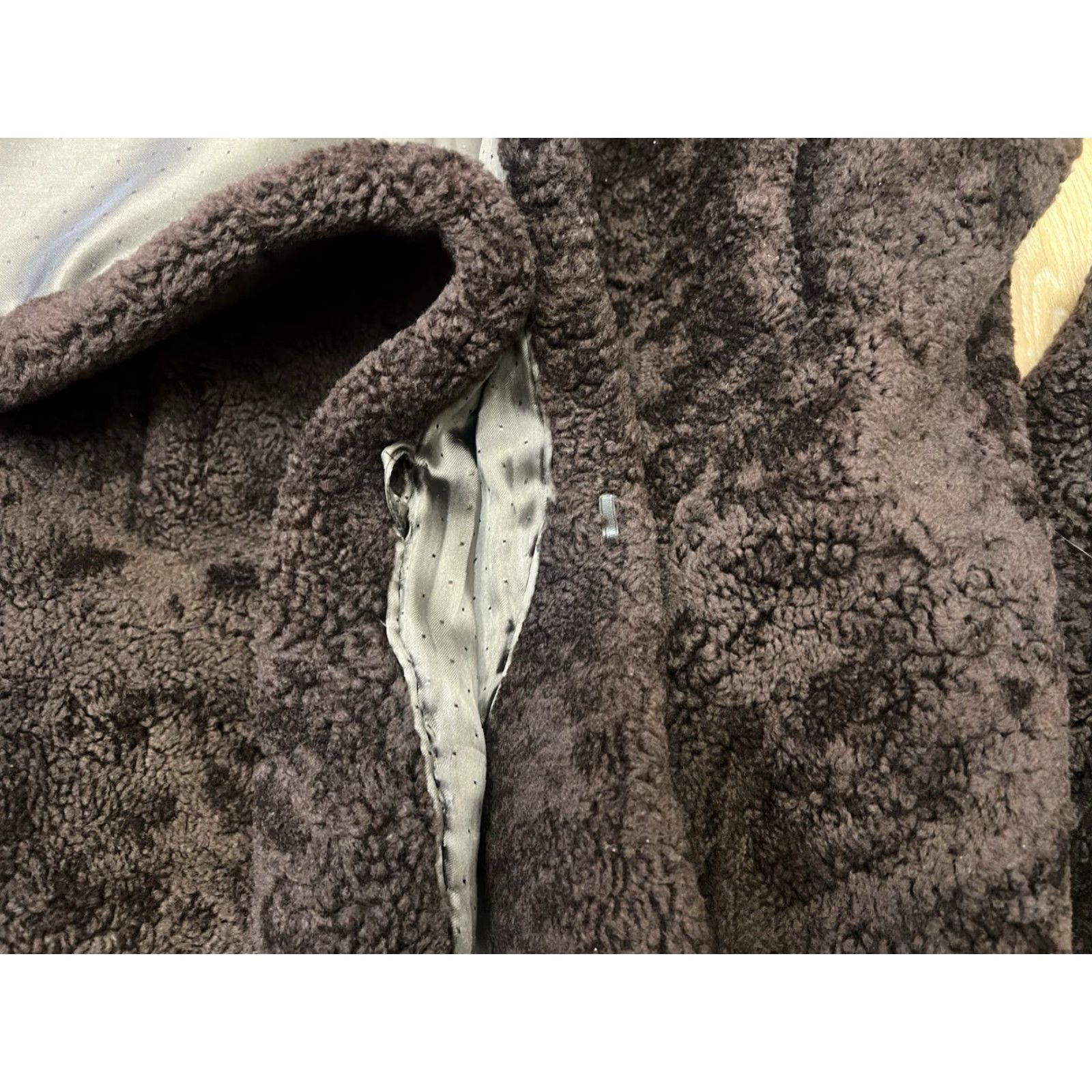 Vintage Stunning Heavy Pure Shearling Coat Women’s S / M Sheepskin Coat Brown Unbranded Size S / US 4 / IT 40 - 4 Thumbnail