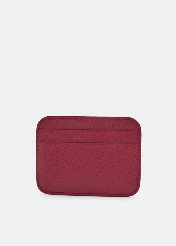 Balenciaga o1srvl11e1224 Size: OS / Cash Card Holder in Burgundy Size ONE SIZE - 3 Thumbnail
