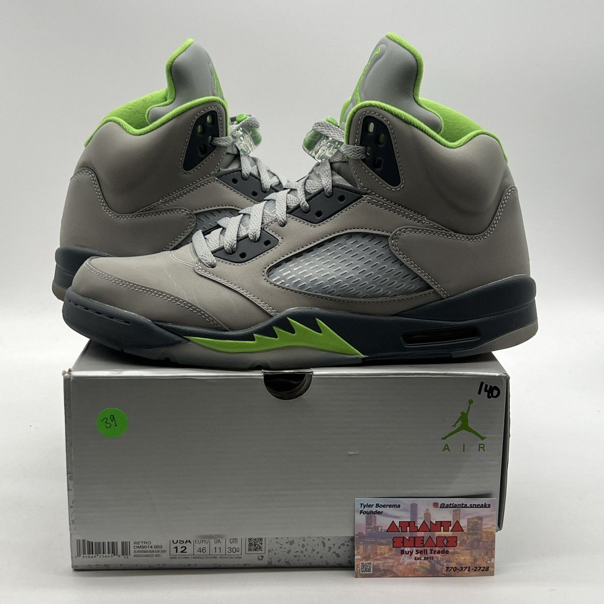 Jordan Brand Air Jordan 5 green bean Size US 12 / EU 45 - 1 Thumbnail
