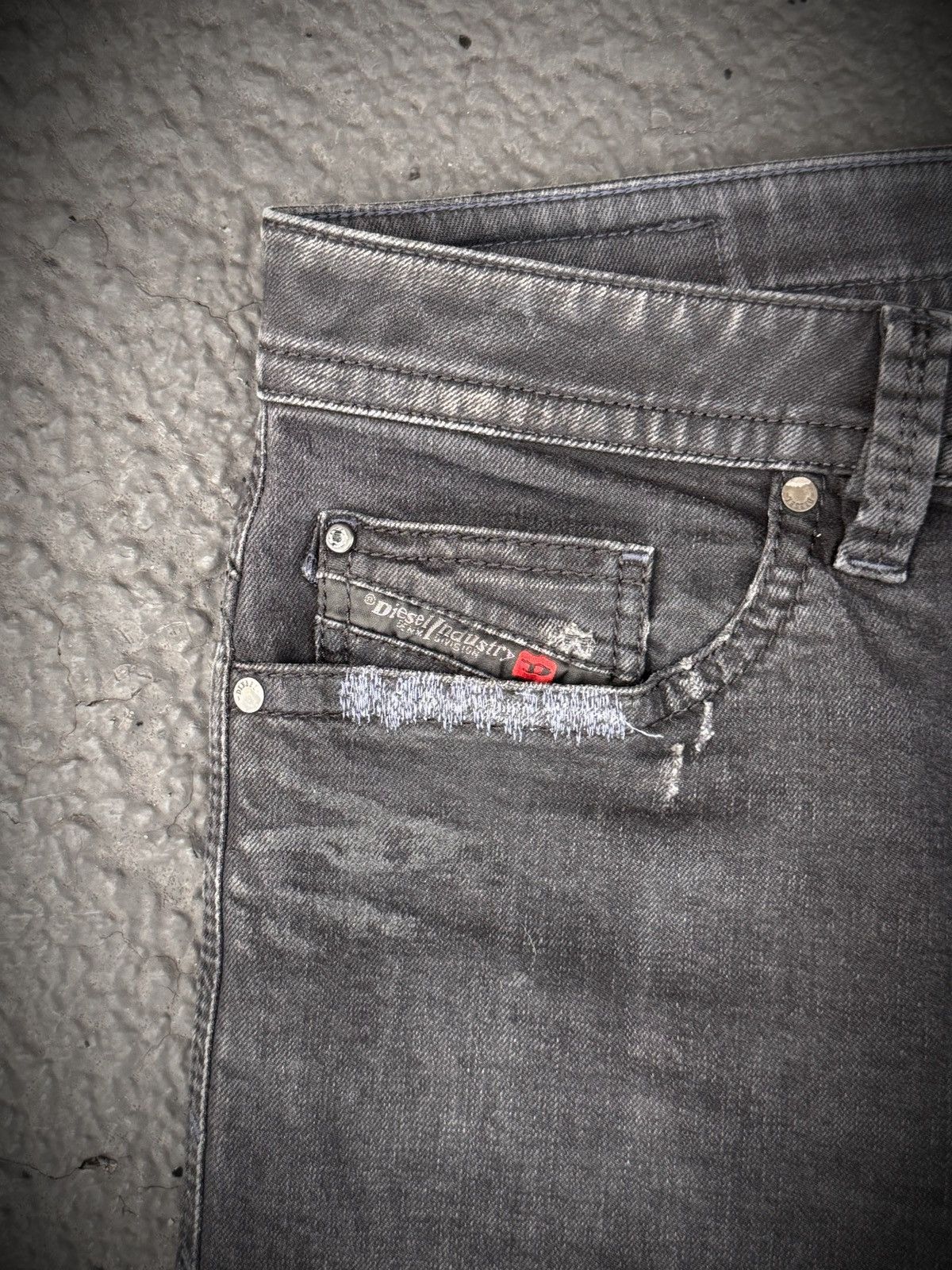 Diesel Diesel FW/16 RTW Skinny Black Jeans Size US 34 / EU 50 - 3 Thumbnail