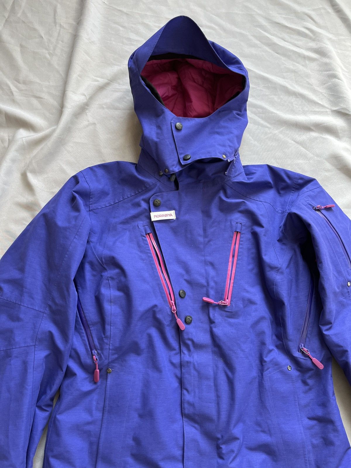 Norrona Norrona Roldal Gore-Tex Ski Outdoor Jacket Purple Size L / US 10 / IT 46 - 3 Thumbnail