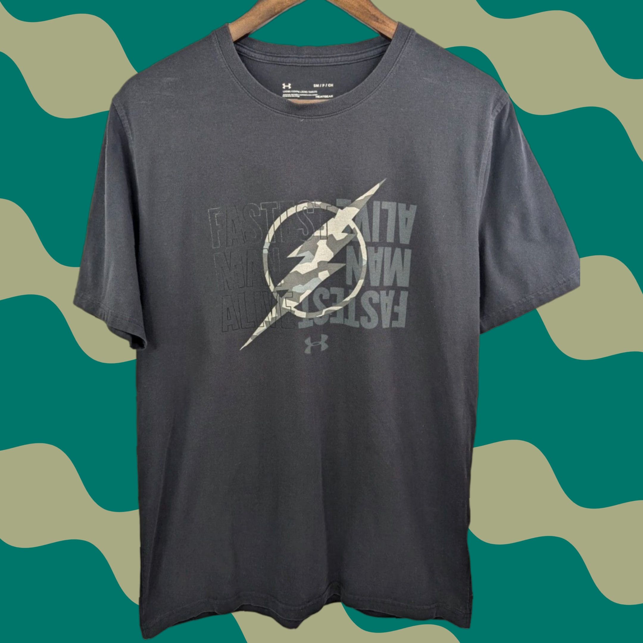 Under Armour Under Armour Shirt Men Small The Flash Camouflage Crew Neck Short Sleeve Justice League Size US S / EU 44-46 / 1 - 1 Thumbnail