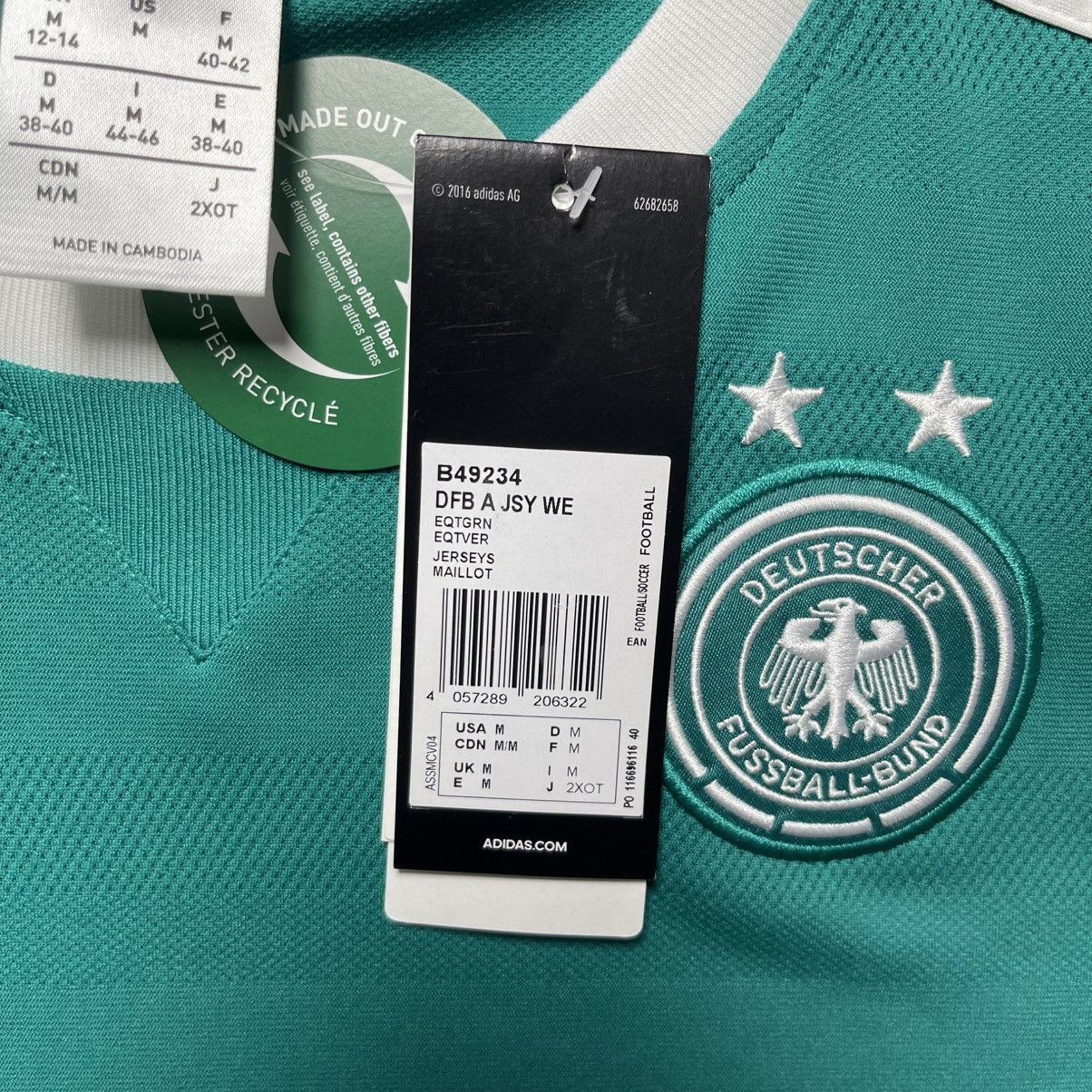 Adidas × Vintage NWT GERMANY ADIDAS 2016 EURO FOOTBALL SOCCER TEAM JERSEY Size M / US 6-8 / IT 42-44 - 5 Thumbnail