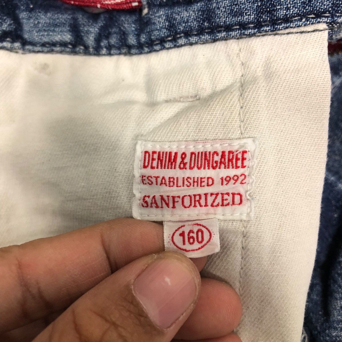 Japanese Brand × Vintage 📌Vintage Carpenter Denim Pants Worker Denim & Dungaree 92's Size US 32 / EU 48 - 22 Thumbnail
