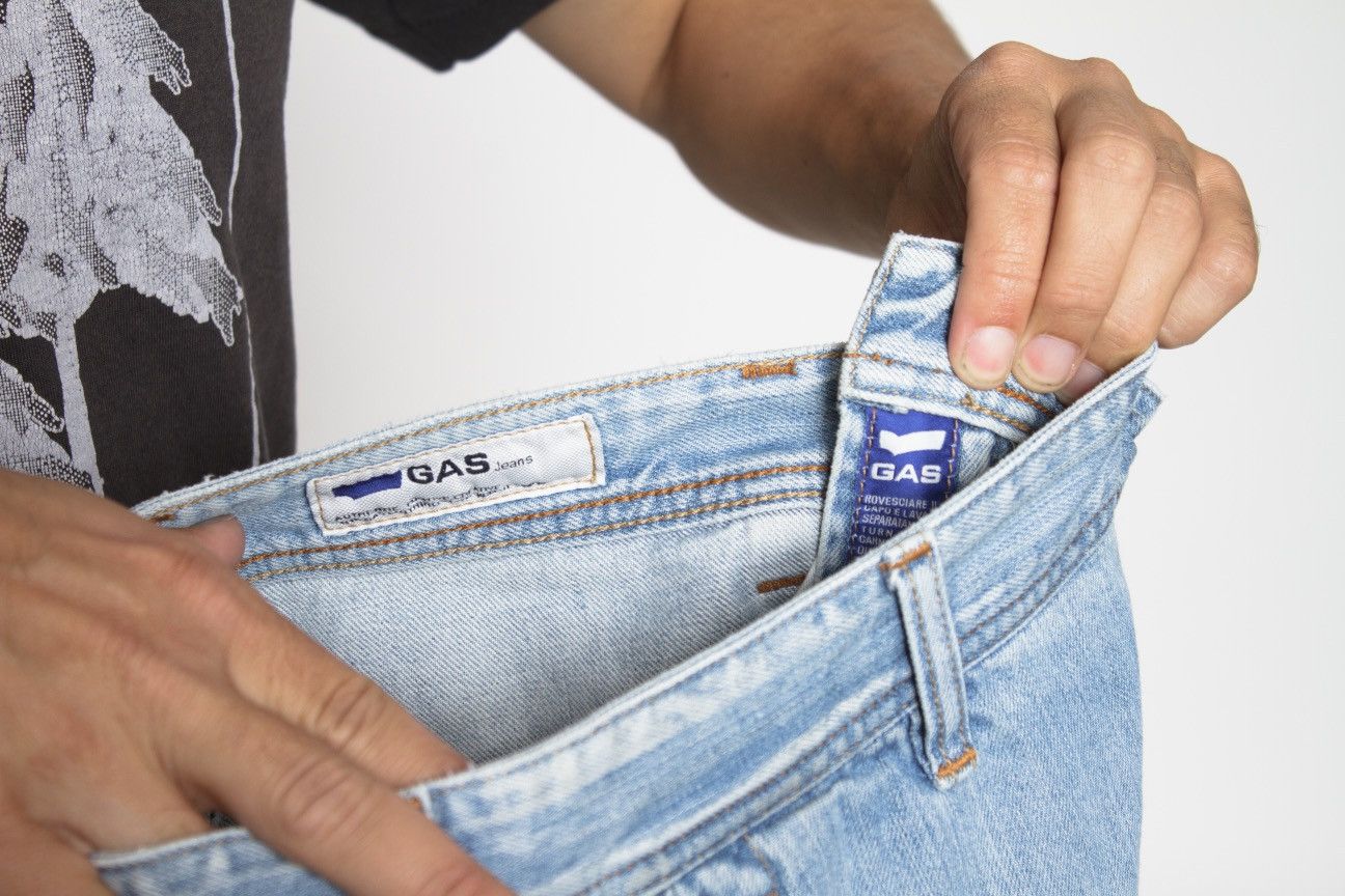 GAS LIGHT BLUE DENIM FRONT POCKET PANTS BY GAS Size US 32 / EU 48 - 6 Thumbnail