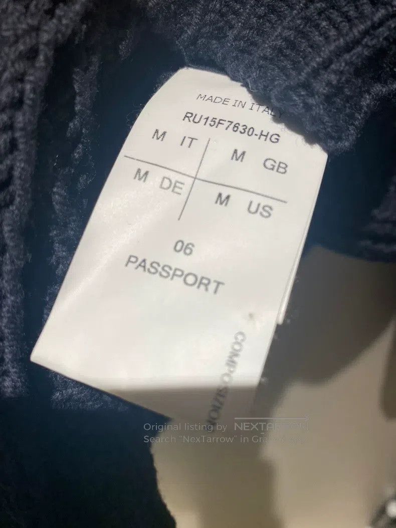 Other RICK OWENS Sweater, navy blue, size M Size M / US 6-8 / IT 42-44 - 3 Thumbnail