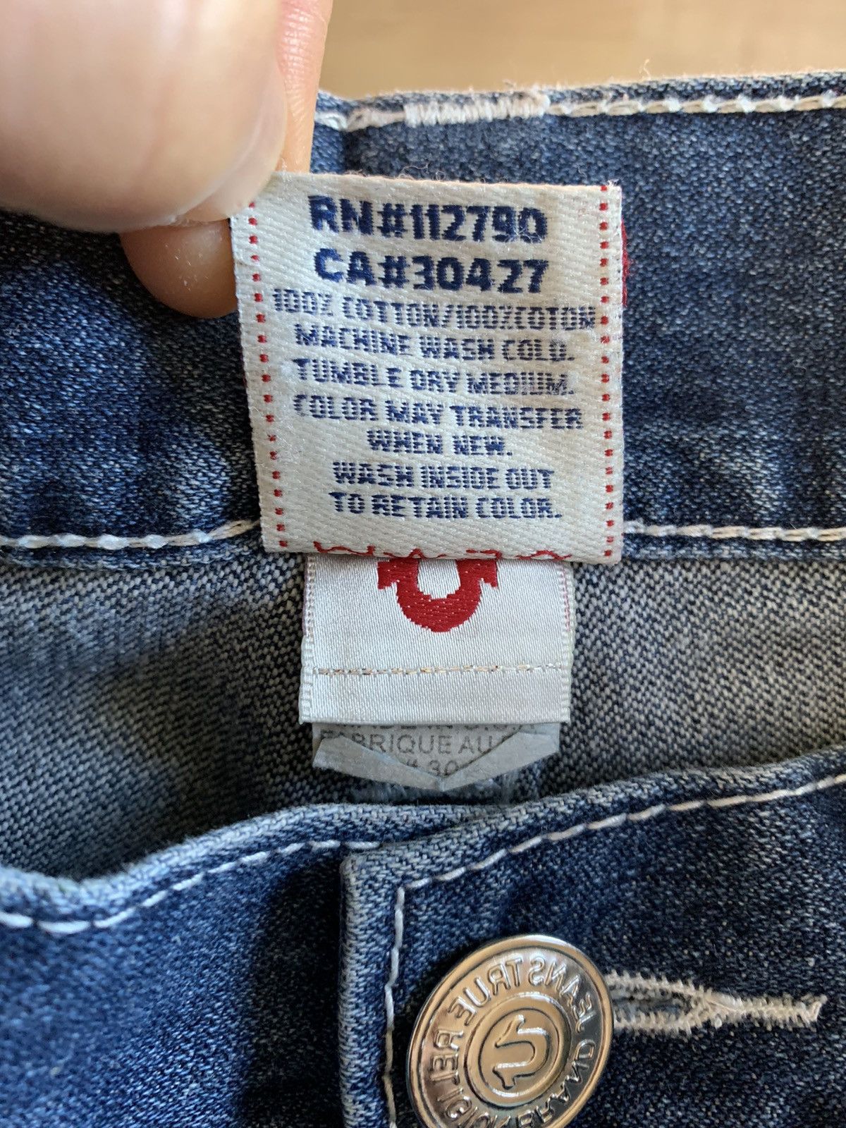 True Religion Vintage True Religion Billy Super T jeans Size US 32 / EU 48 - 11 Thumbnail