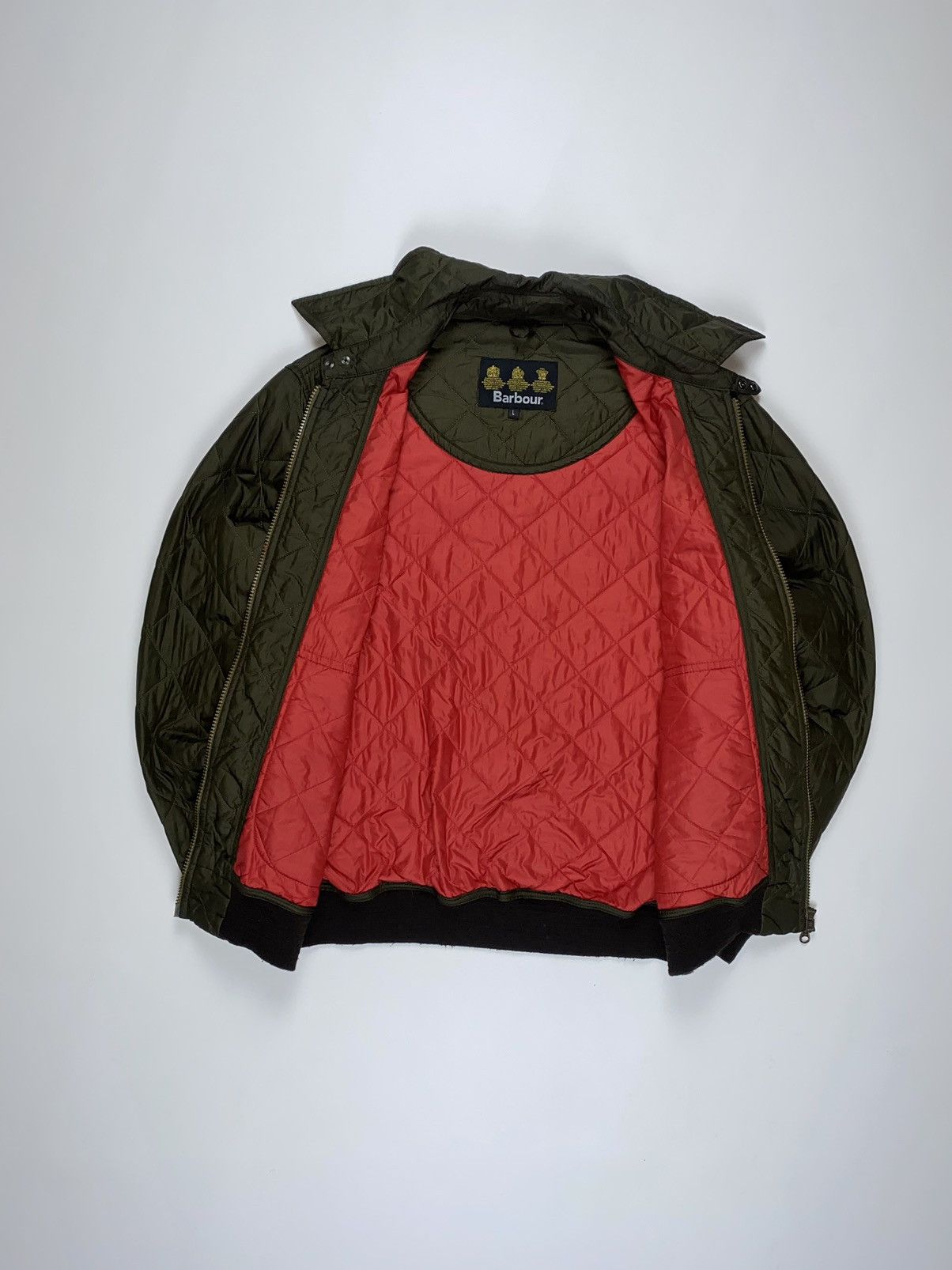 Barbour 🚨 Barbour vintage quilt zip nylon bomber jacket man’s L Size US L / EU 52-54 / 3 - 5 Thumbnail