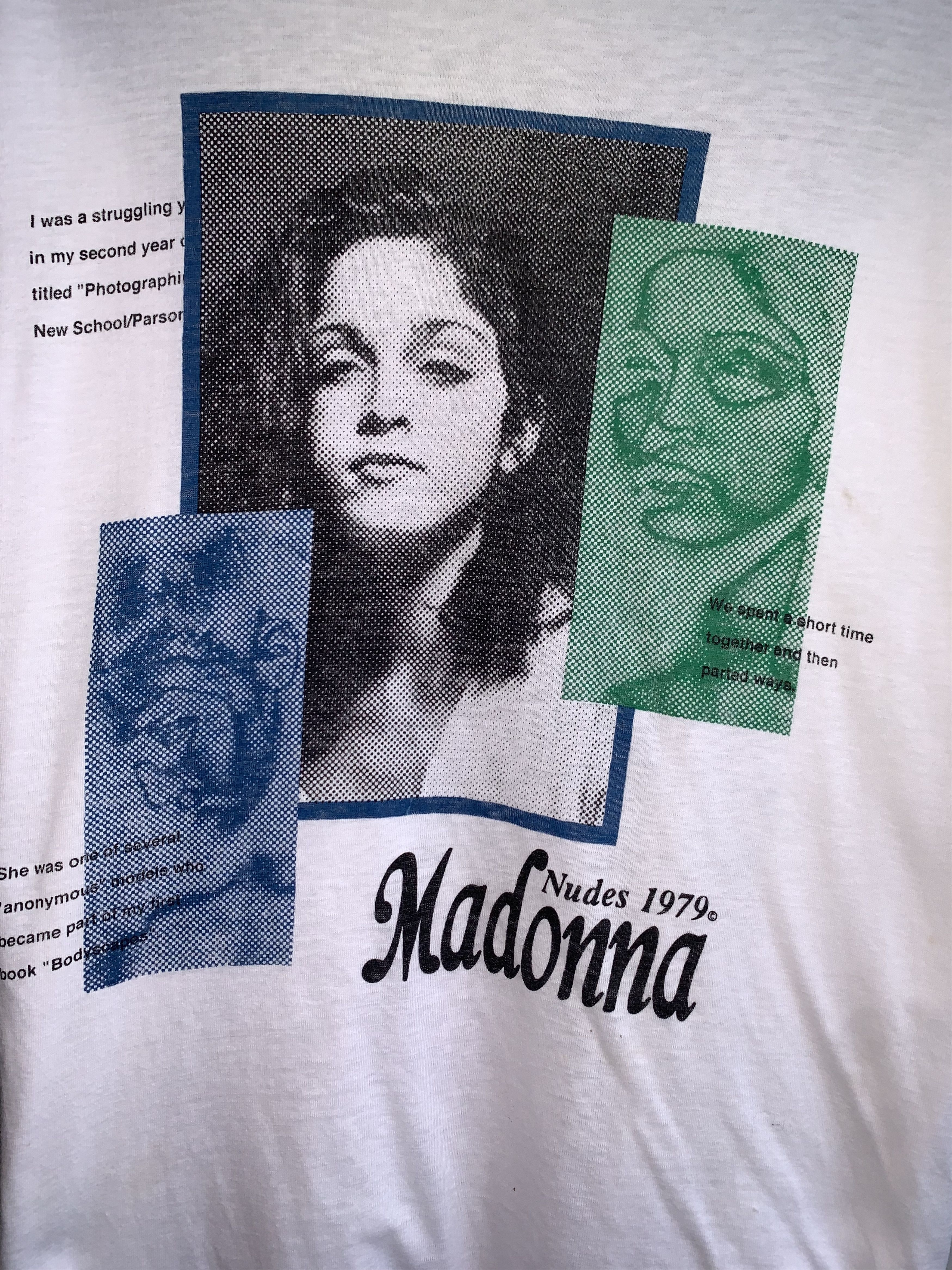 Band Tees Madonna Nudes 1979's Vintage Shirt Size US L / EU 52-54 / 3 - 2 Thumbnail