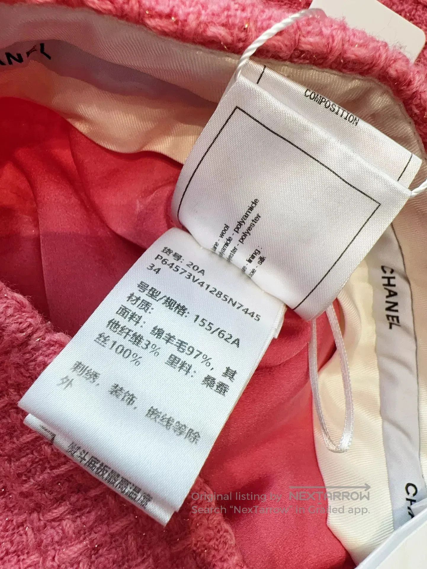 Chanel chanel pink woven long pants size 34. Size US 34 / EU 50 - 7 Thumbnail