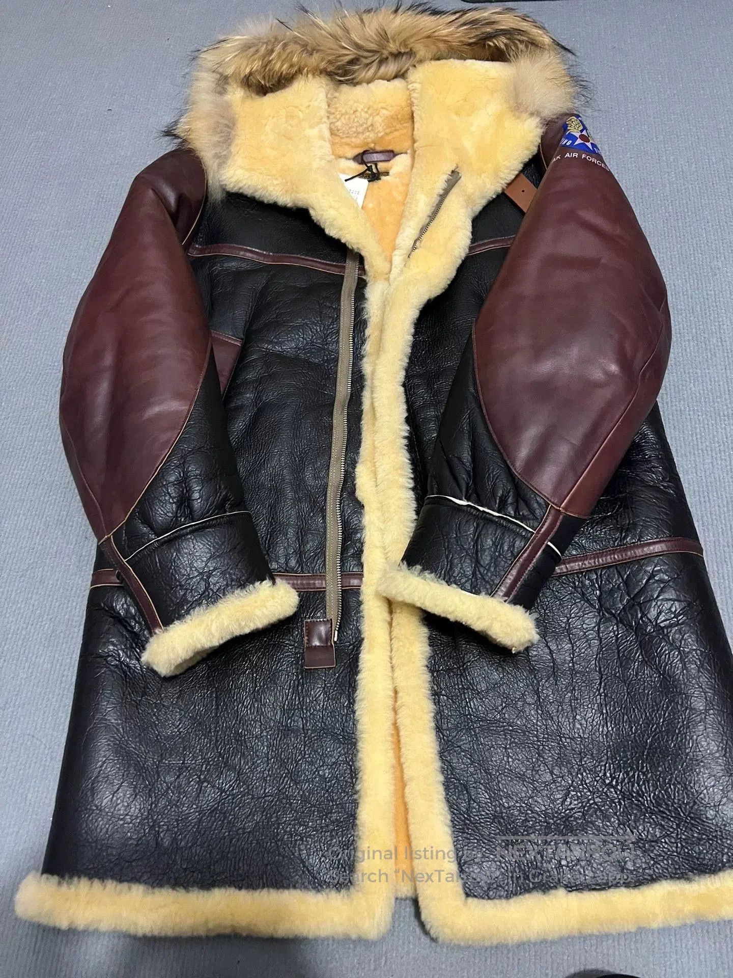 Vintage Vintage Winter Flight Coat for Men. Size US L / EU 52-54 / 3 - 8 Thumbnail