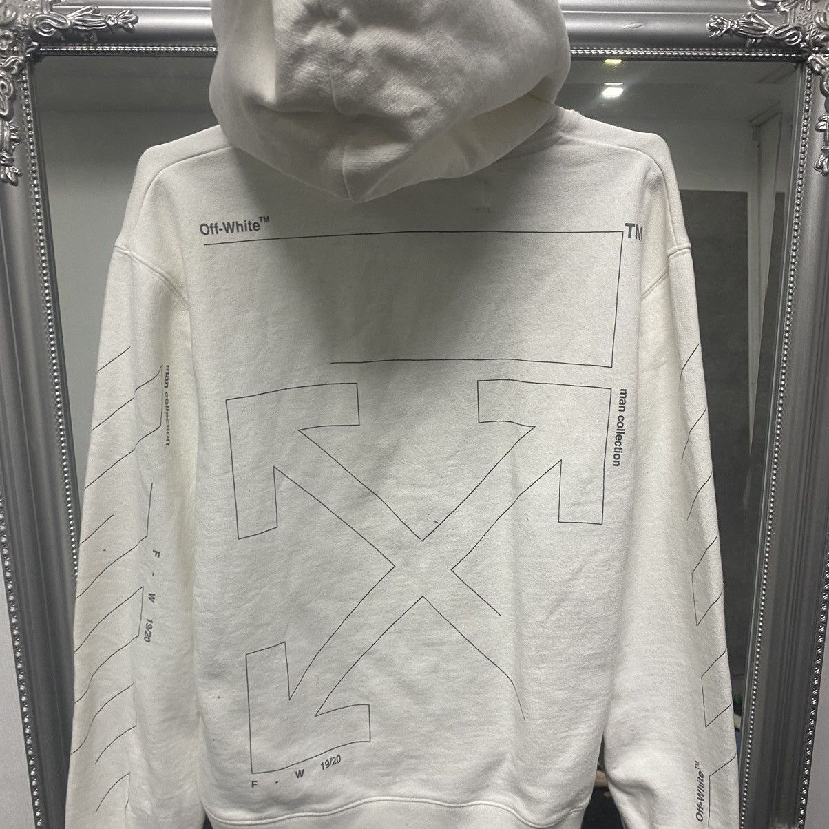 Off-White Off White hoodie Big Logo Cage Back Size US L / EU 52-54 / 3 - 2 Thumbnail