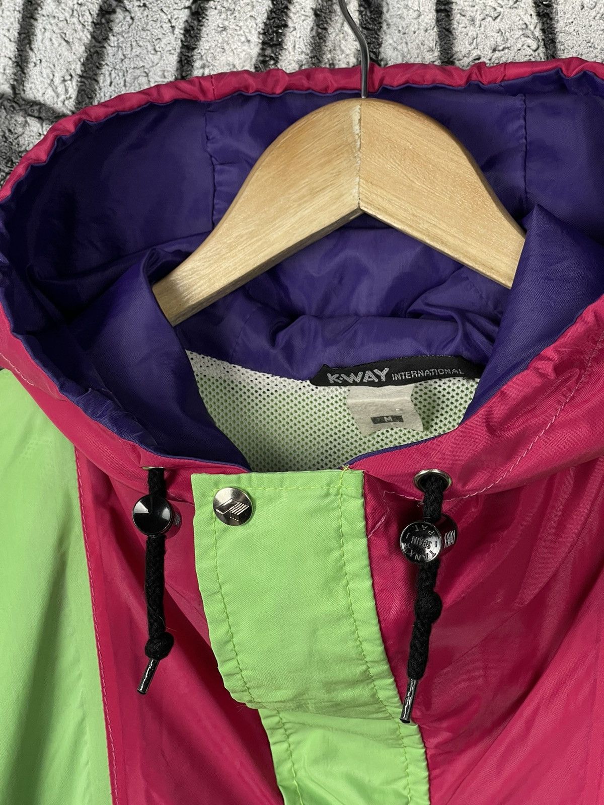 K-Way Vintage K-Way 2000 Packable Windbreaker Jacket Men’s Size M Size US M / EU 48-50 / 2 - 6 Thumbnail