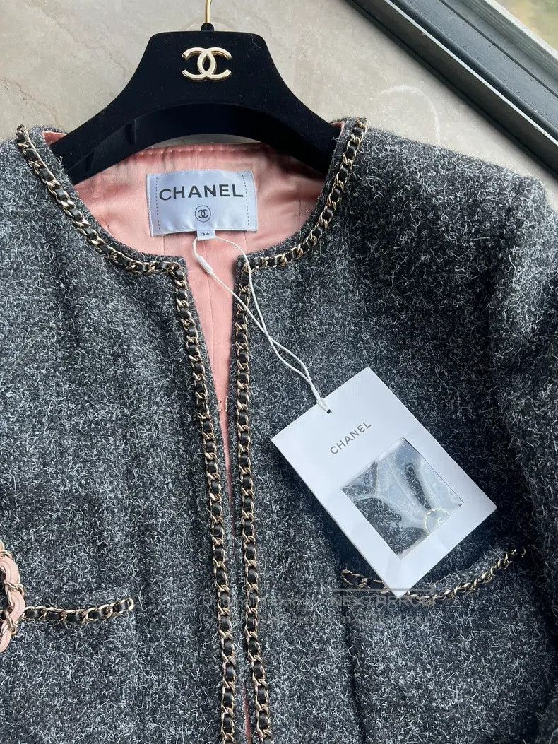 Chanel Chanel 19b pink no chain jacket Size XXS / US 00 / IT 34 - 4 Thumbnail
