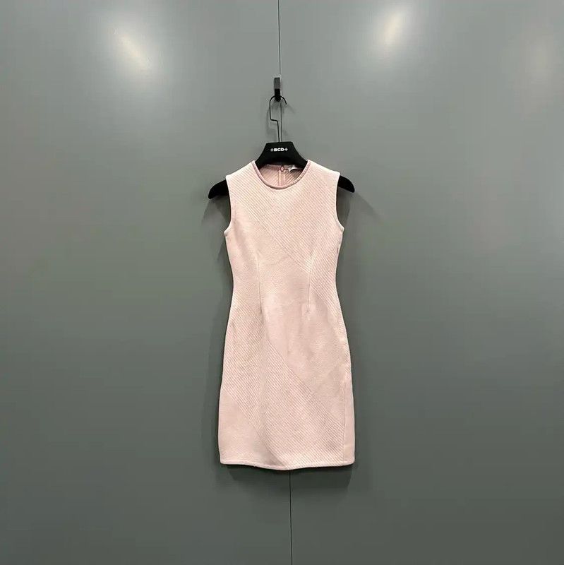 Dior Dior Summer Pink Cotton Midi Dress 0089 Size ONE SIZE - 1 Thumbnail