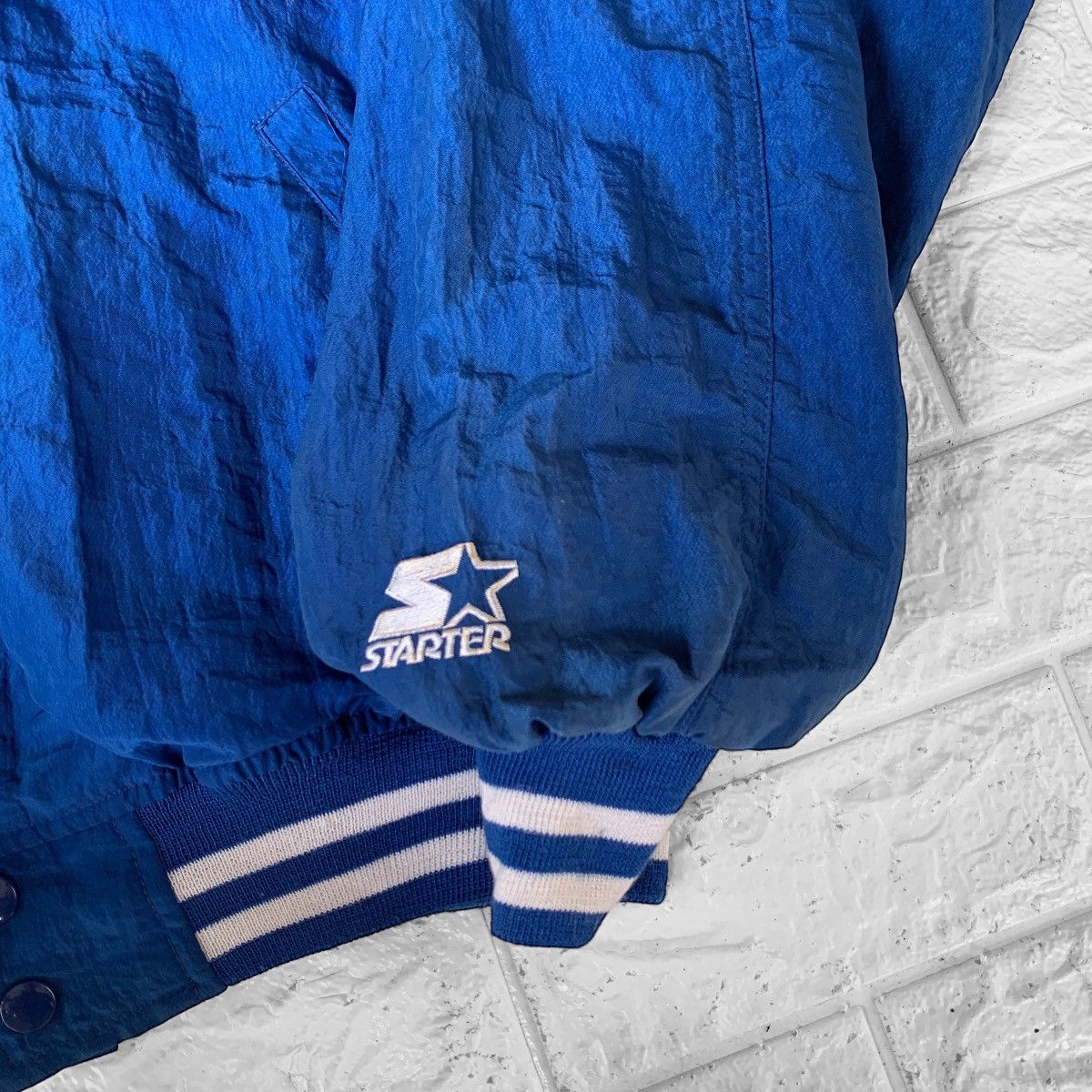 MLB Vintage 90s Starter MLB Dodgers Varsity Baseball Jacket Size US L / EU 52-54 / 3 - 10 Thumbnail